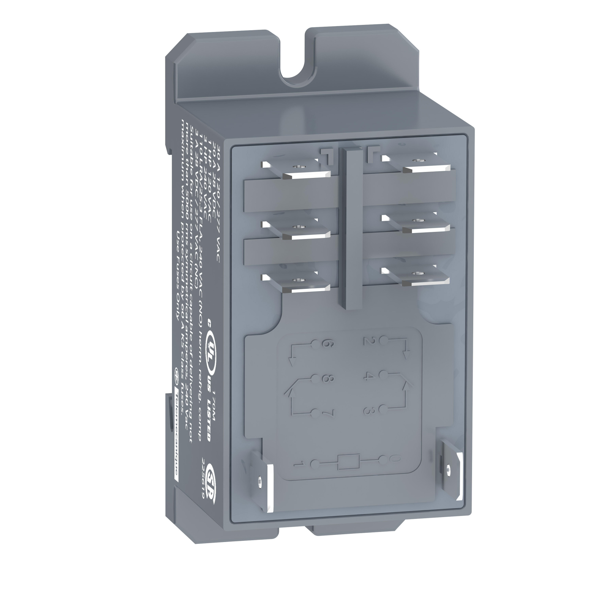 Реле силовое, ~24в, 30а, 2 с/о Schneider Electric, RPF2BB7