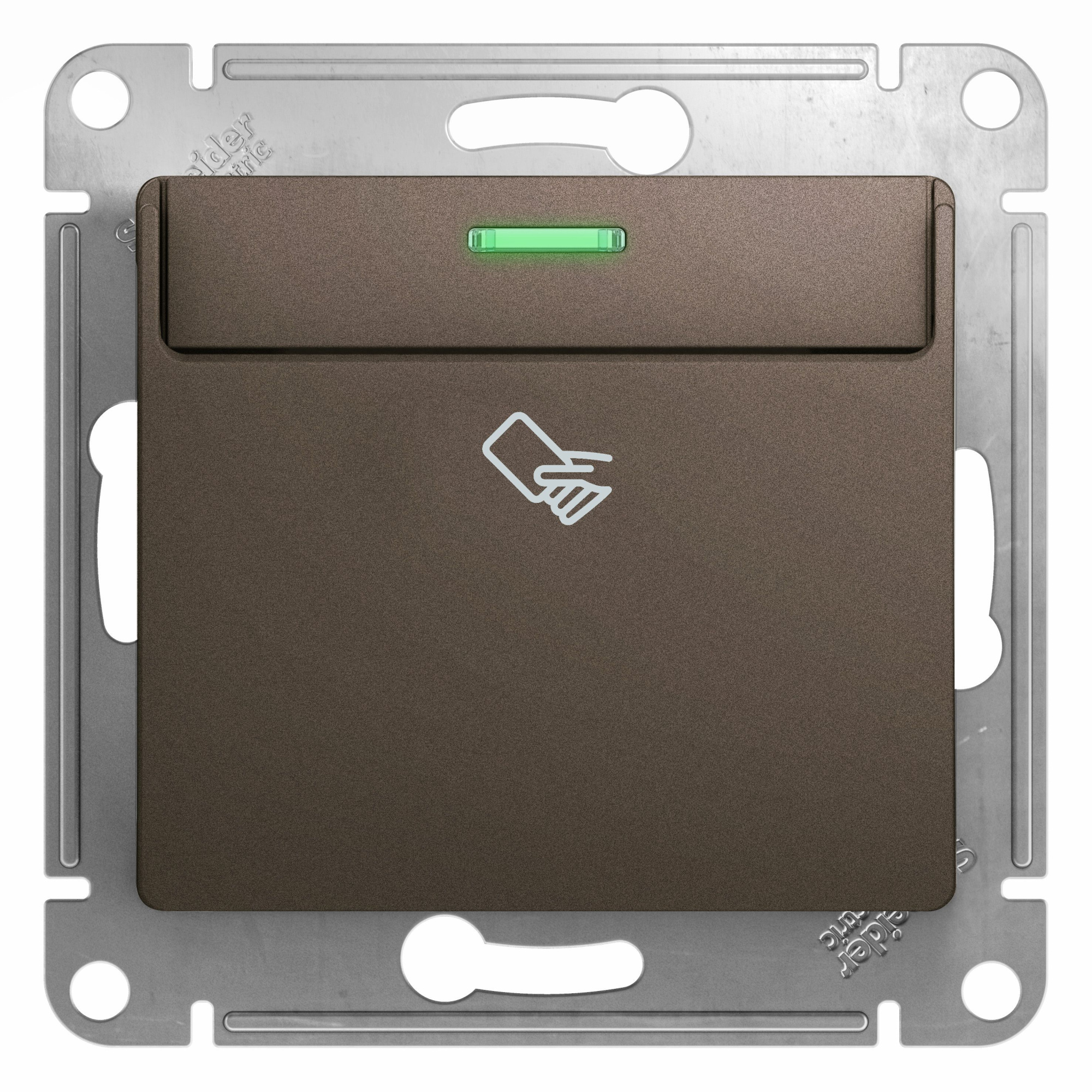 Выключатель карточный, сх.6, механизм (шоколад) Glossa Systeme Electric, GSL000869