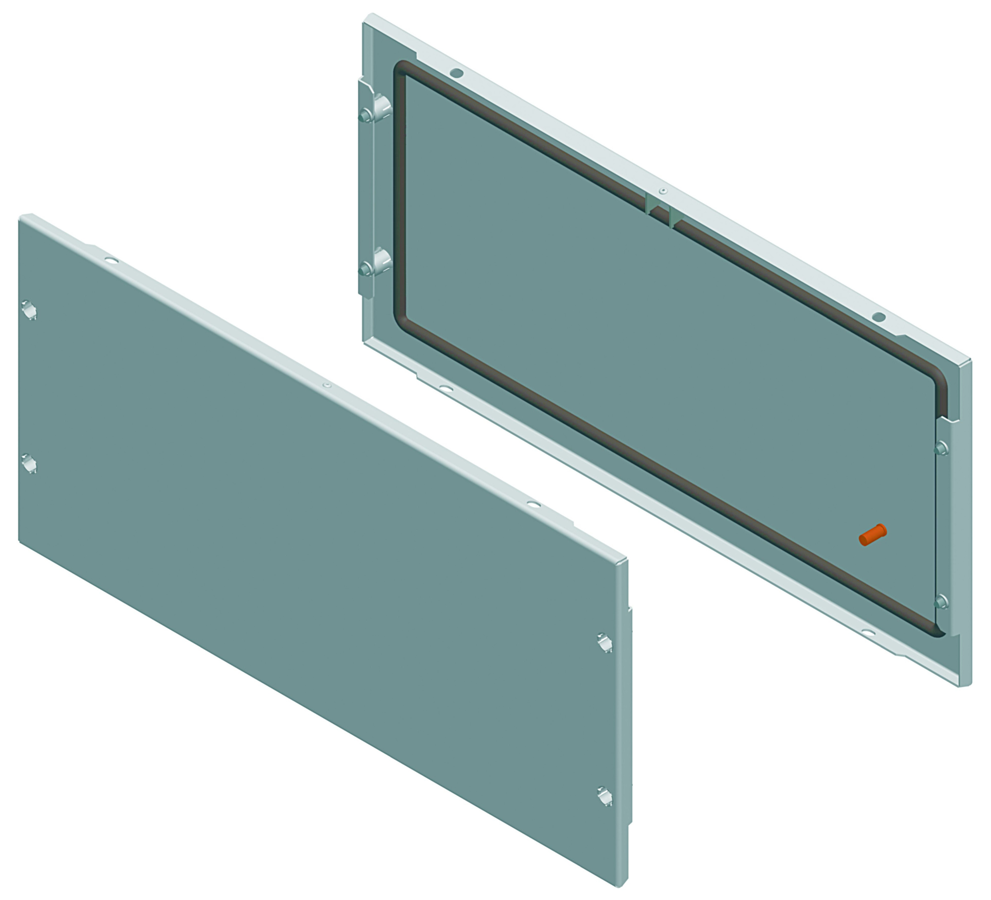 2 бок.панели для коробки сб. шин300x600 Schneider Electric, NSYSPBC36