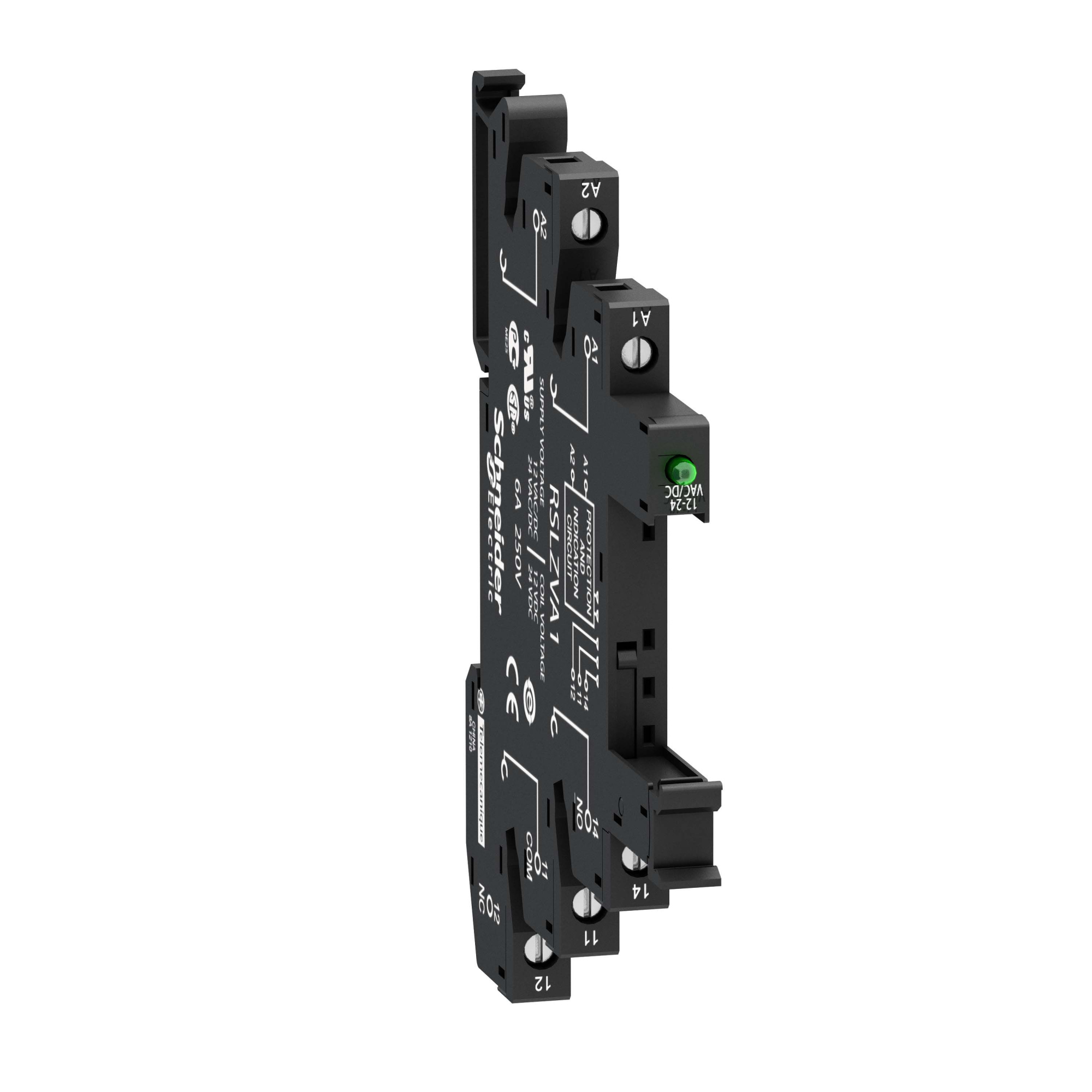 Розетка, 48/60в ac/dc, для rsl1*b4(e/n)d rslzva2 Schneider Electric, RSLZVA2
