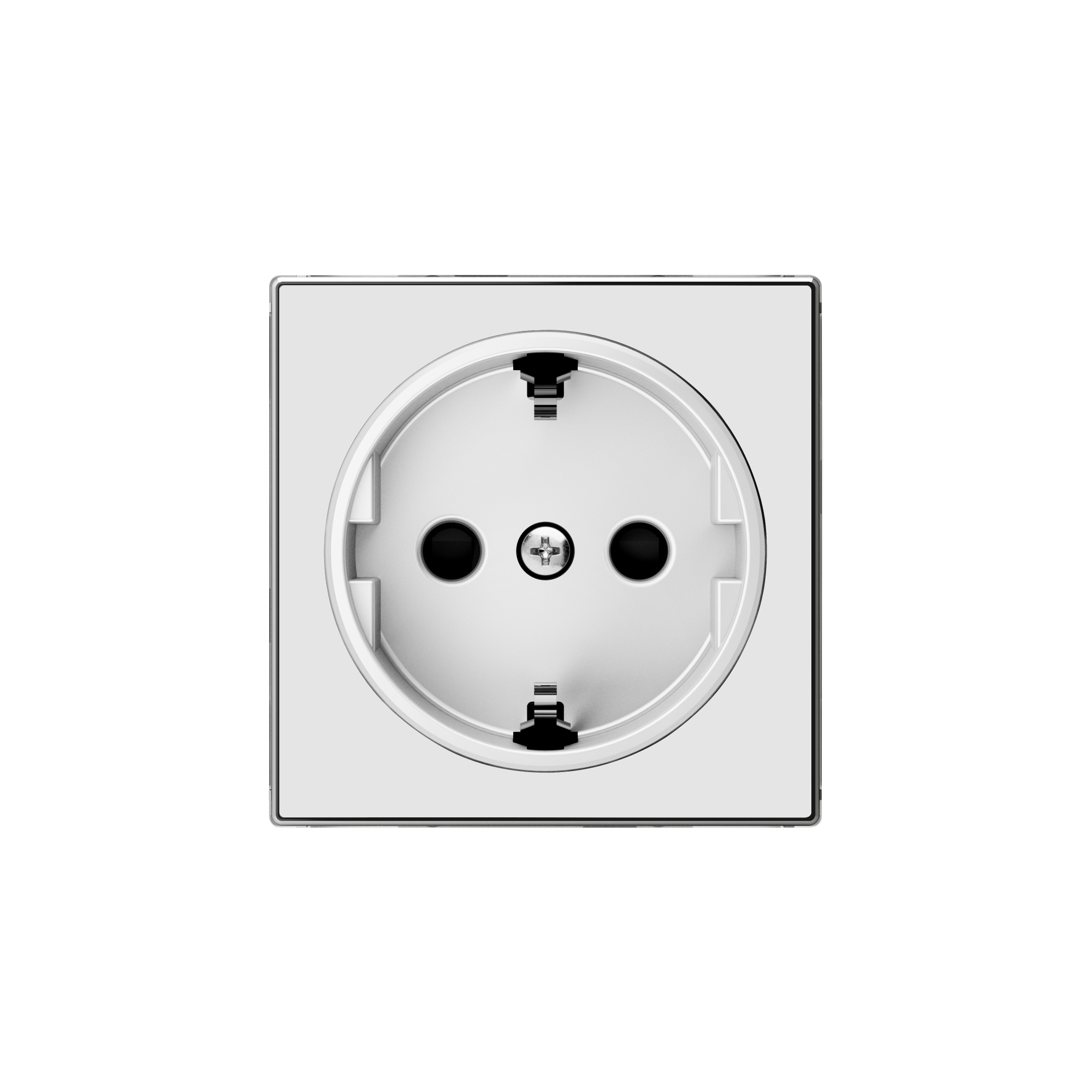 8588 BL Накладка для розетки SCHUKO (альпийский белый) SKY ABB, 2CLA858800A1101