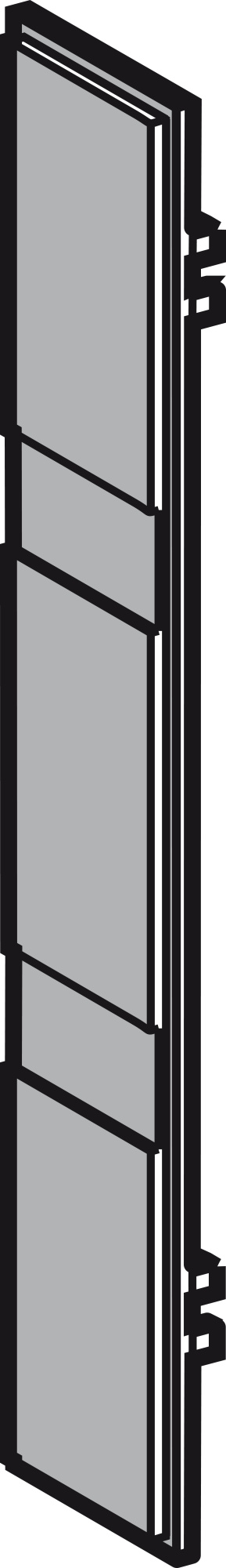 Защитный кожух для 3р шин Schneider Electric, LA9ZX01573