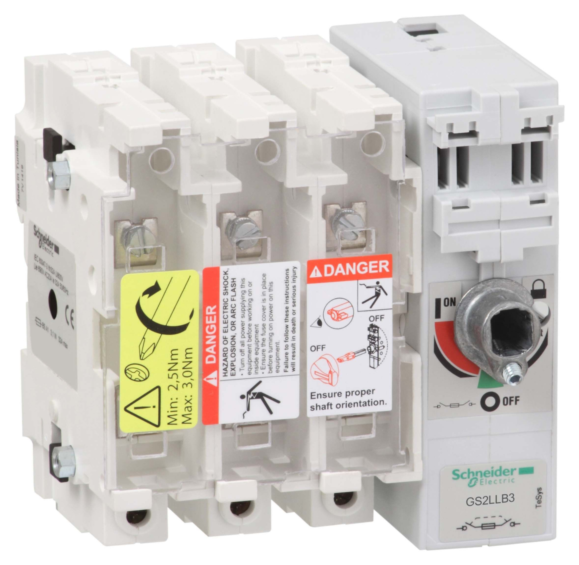Корп. вкл-раз-предох. 3p.160a Schneider Electric, GS2LLB3