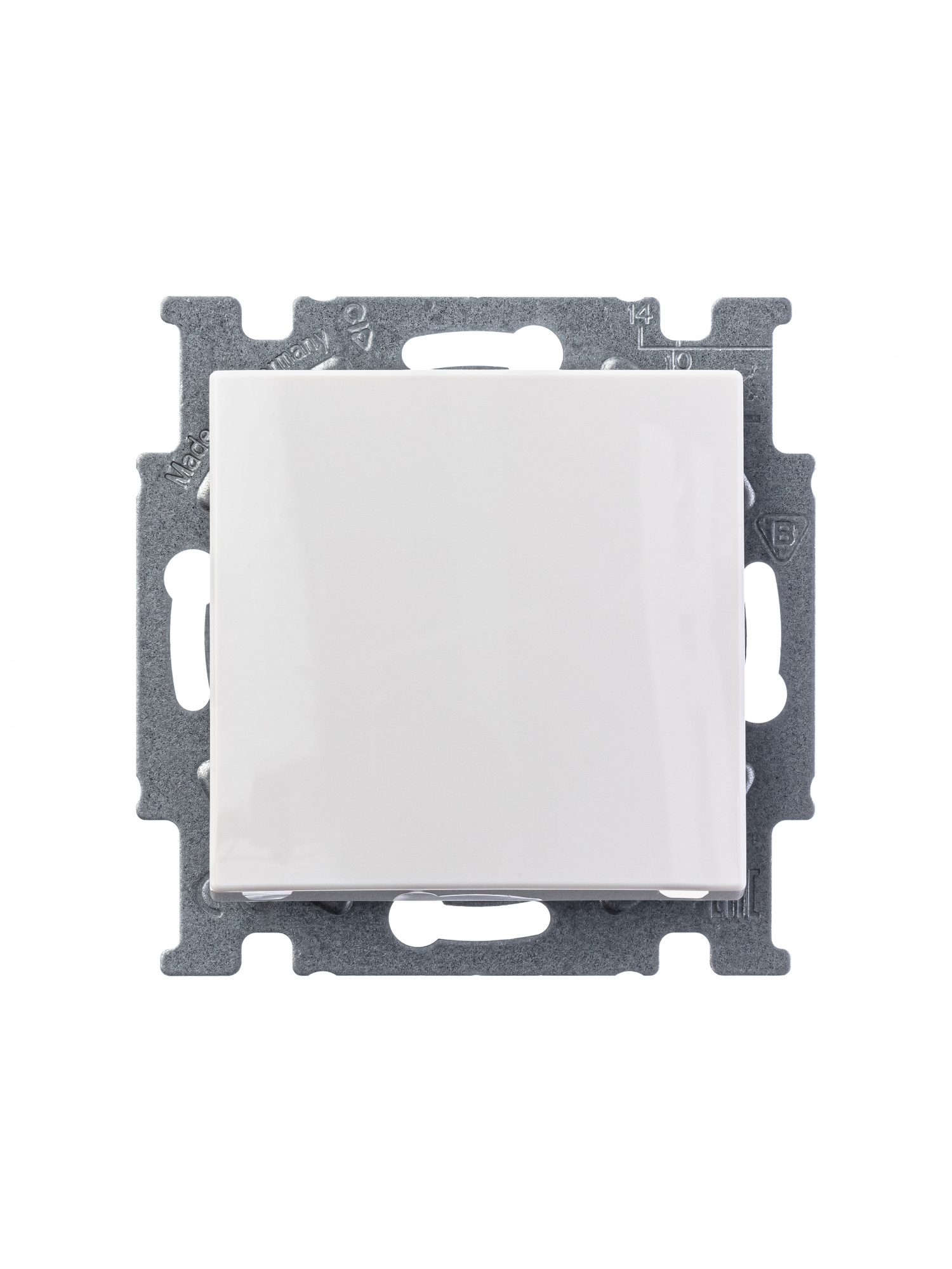 2006/1 UC-94-507 Выключатель 1-клавишный (альпийский белый) Basic55 ABB