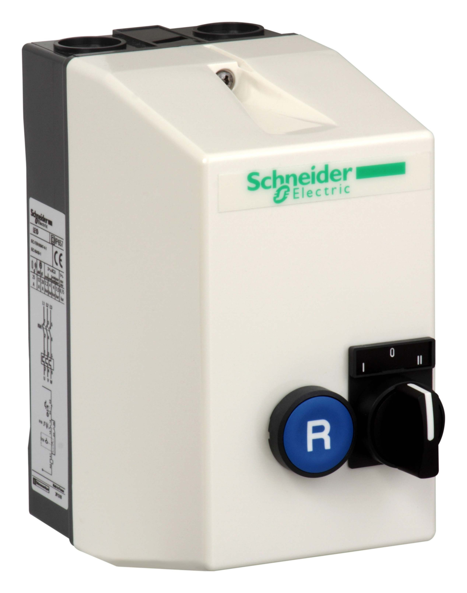 Пускатель в корпусе 9a 230v 50/60гц 3 позиционный переключатель Schneider Electric, LE1D09P7A09