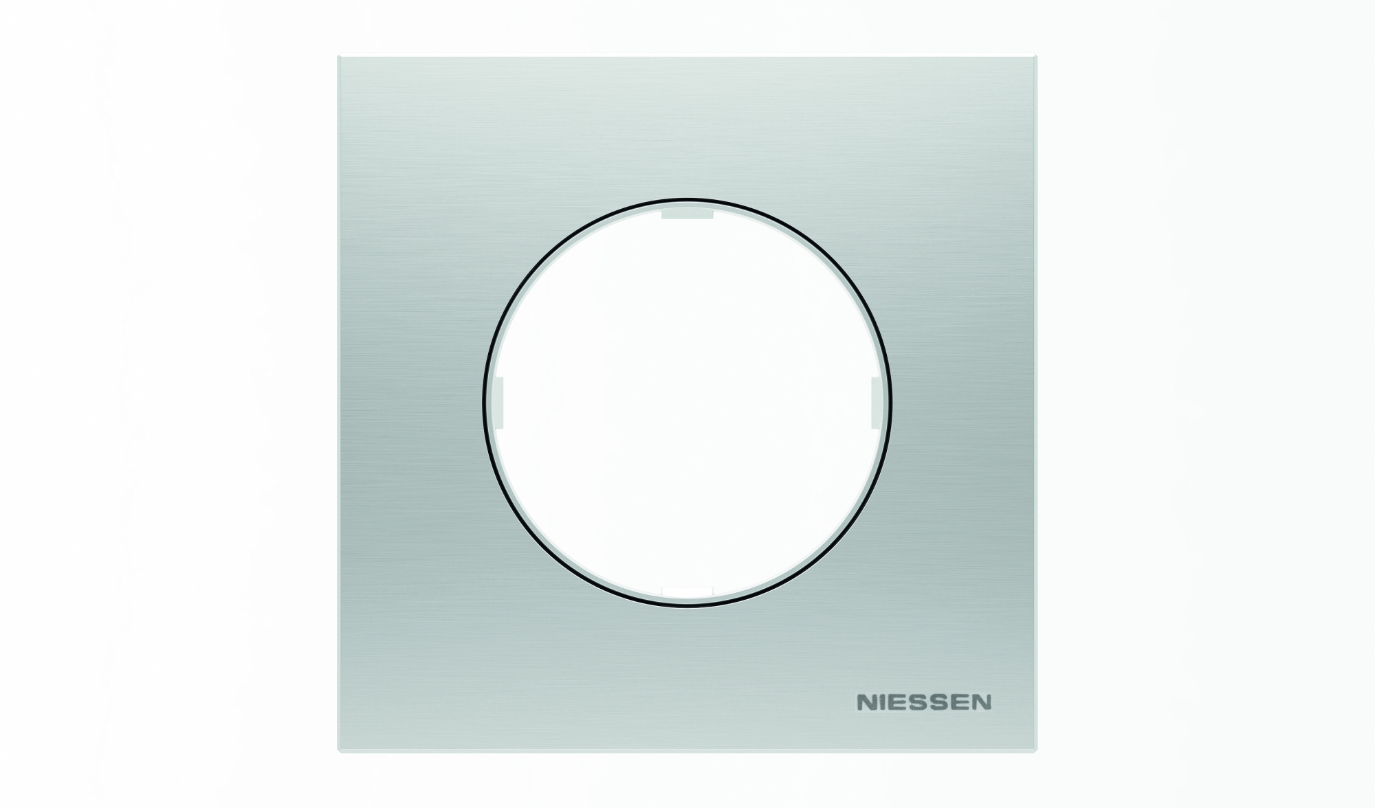 8671 OX Рамка 1-постовая,серия SKY Moon, нержавеющая сталь ABB, 2CLA867100A4001
