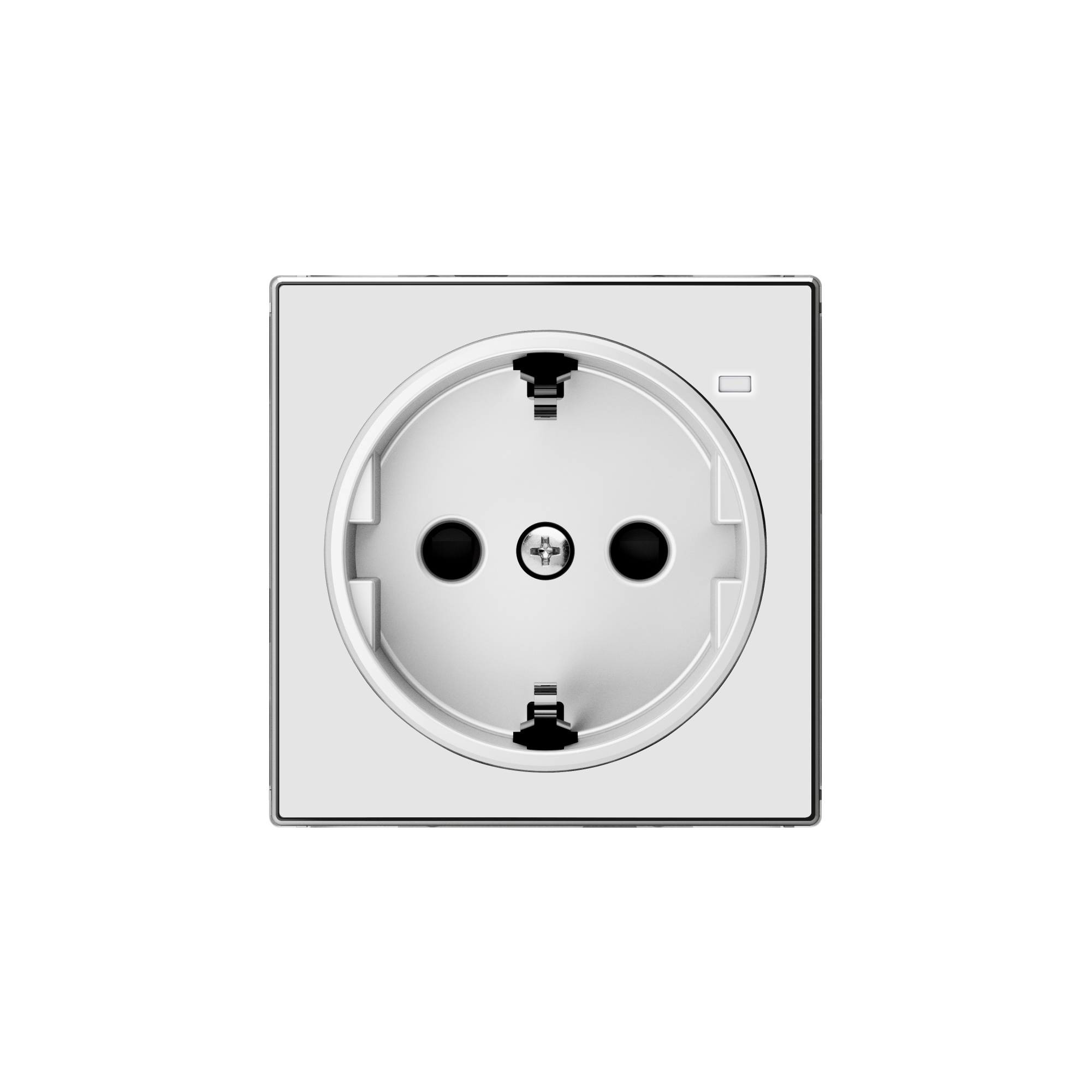 8588.8 BL Накладка для розетки SCHUKO с линзой для контрольной подсветки,серия SKY, альпийский белый ABB, 2CLA858880A1101