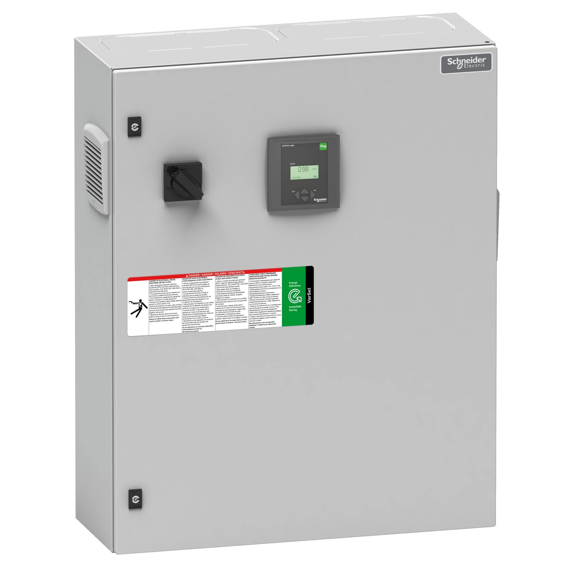 Укрм varset easy 150 квар 400в с авт. выключателем для незагряз. сети Schneider Electric, VLVAW2L150A40A