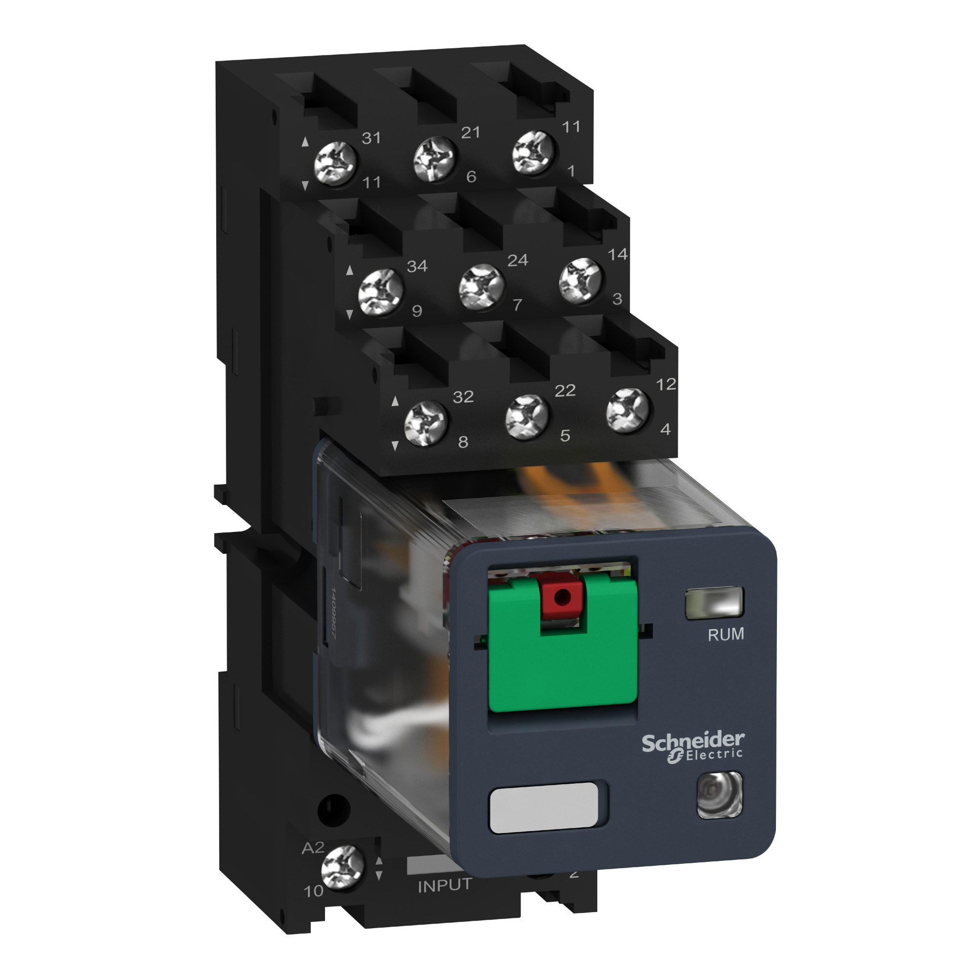 Реле 3co (цилиндр) свтд 120в перем тока rumc32f7 Schneider Electric, RUMC32F7
