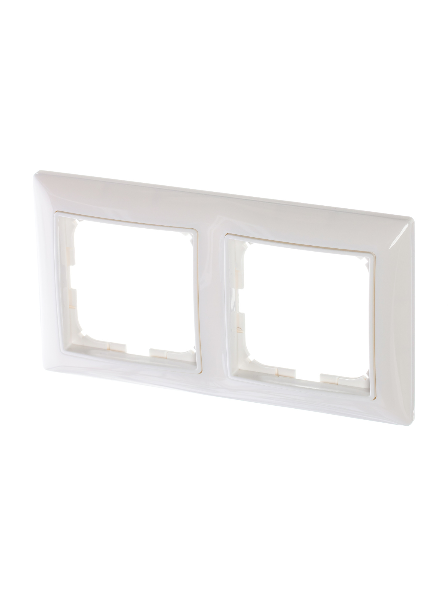 2512-94-507 Рамка 2-постовая с декоративной накладкой (альпийский белый) Basic55 ABB, 2CKA001725A1480