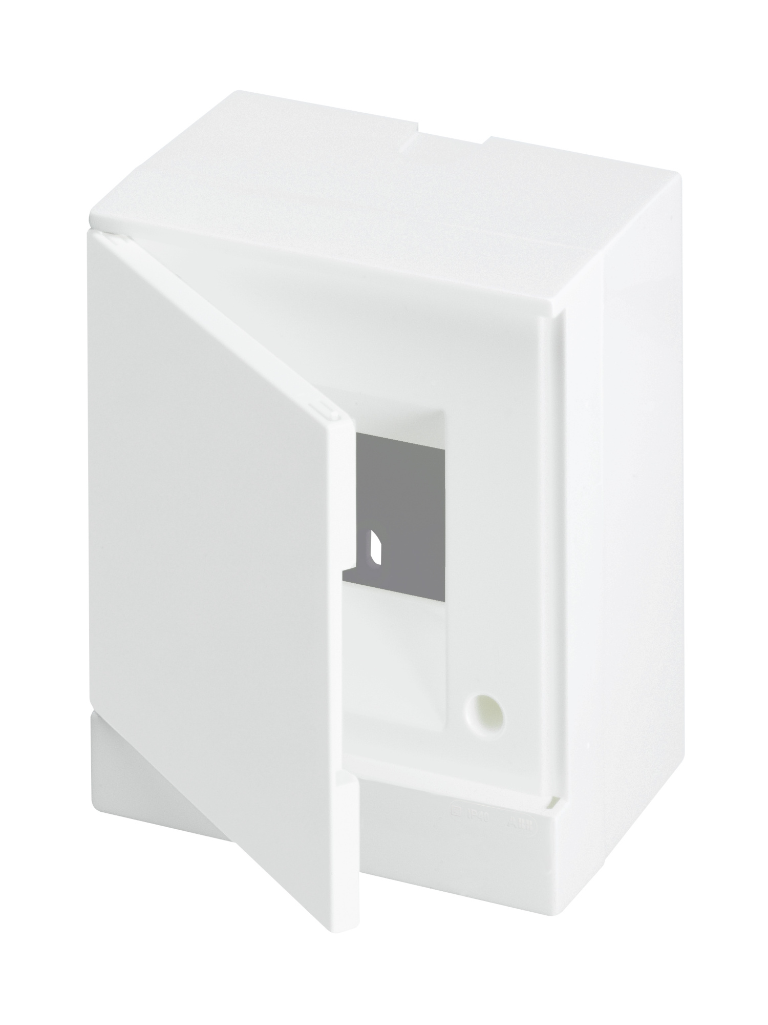 Бокс навесной 4м белая дверь basic e (с клеммами) ABB, 1SZR004002A2101