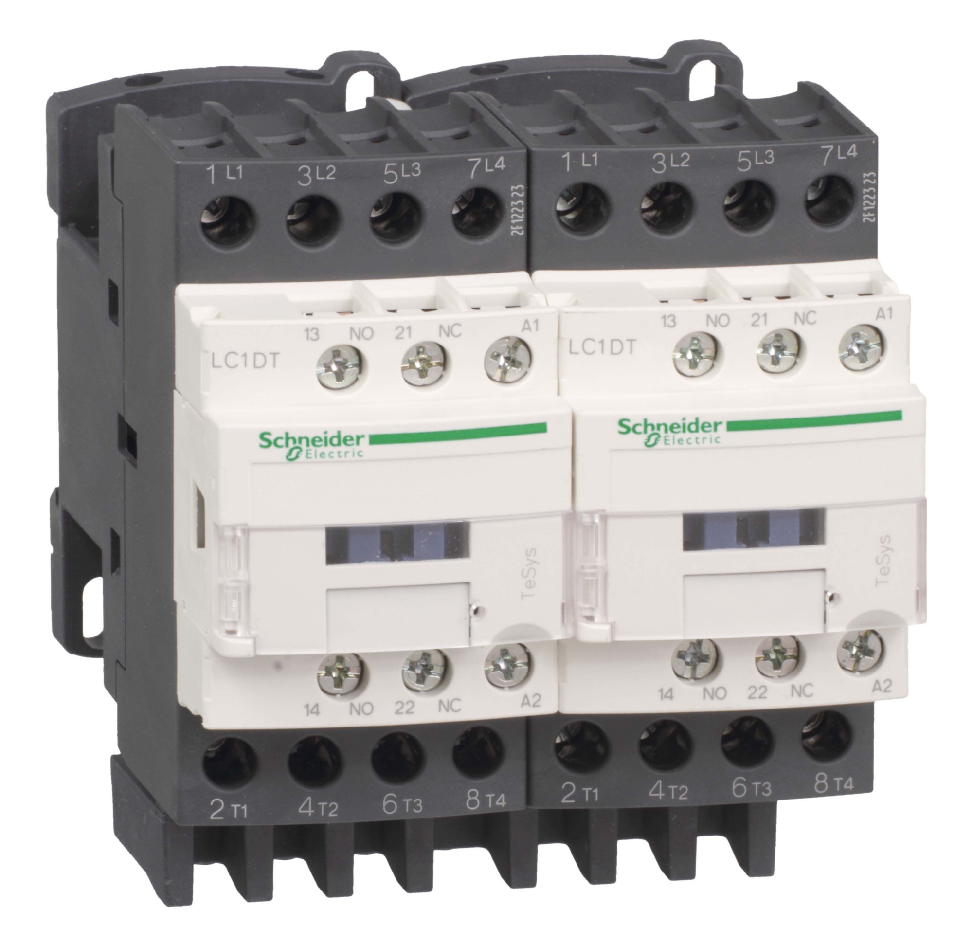 Контактор реверс. 4p (4но), ас1 32 а, но+нз, 230v 50/60 гц, мех. блокир Schneider Electric, LC2DT32P7