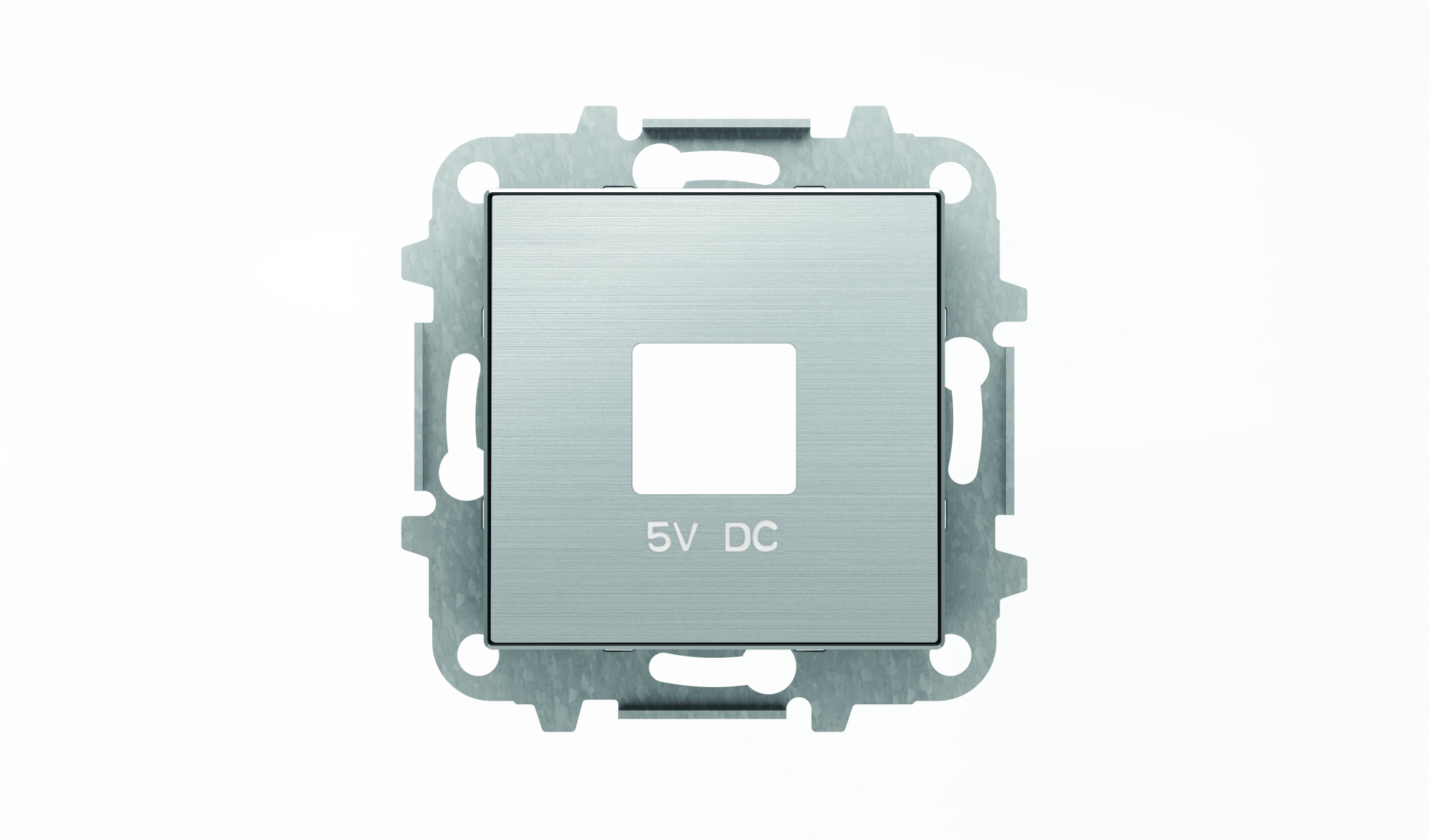 8585 AI Накладка для механизмов зарядного устройства USB,арт.8185,серия SKY, нержавеющая сталь ABB, 2CLA858500A1401