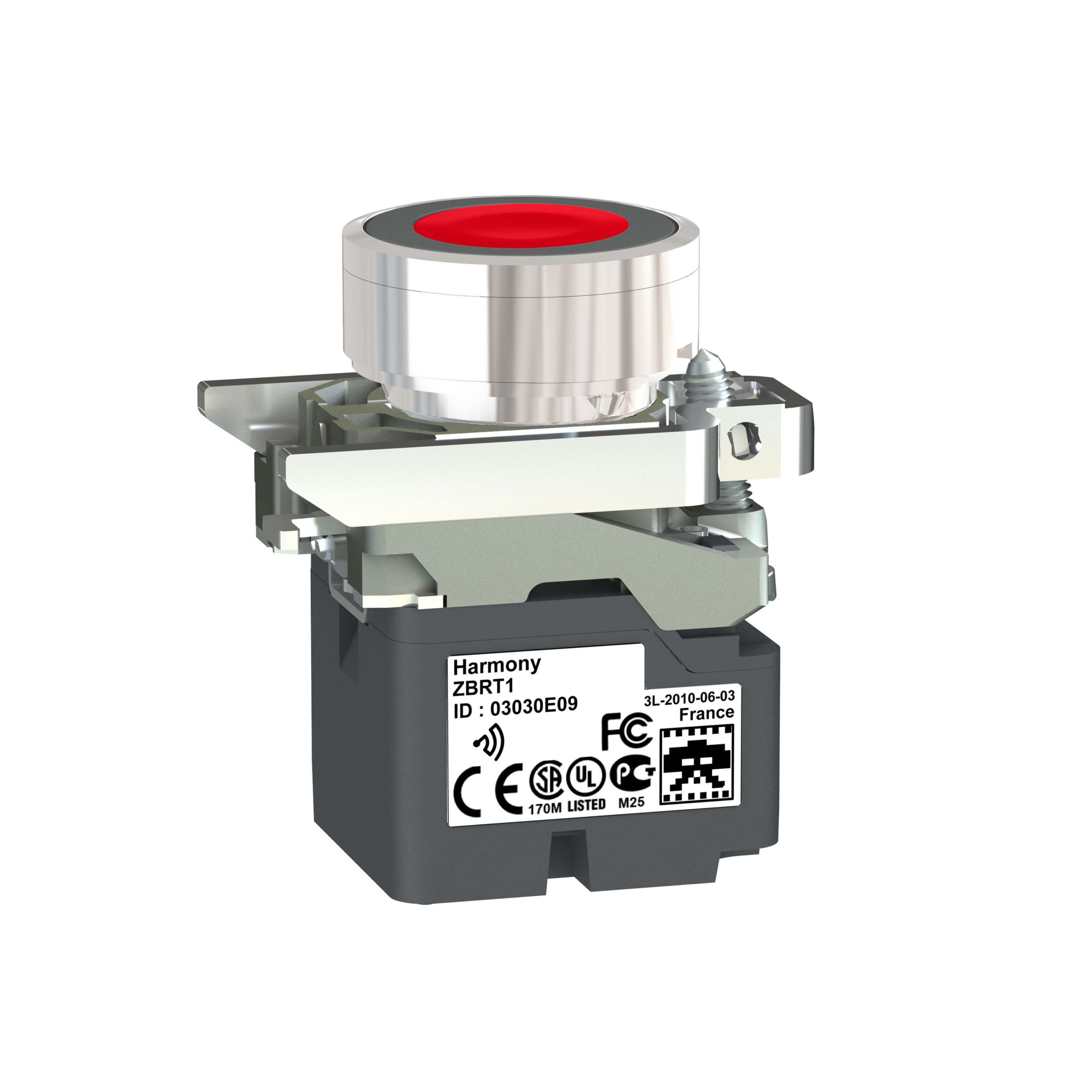 Беспроводная кнопка с красным толкателем zb4rta4 Schneider Electric, ZB4RTA4