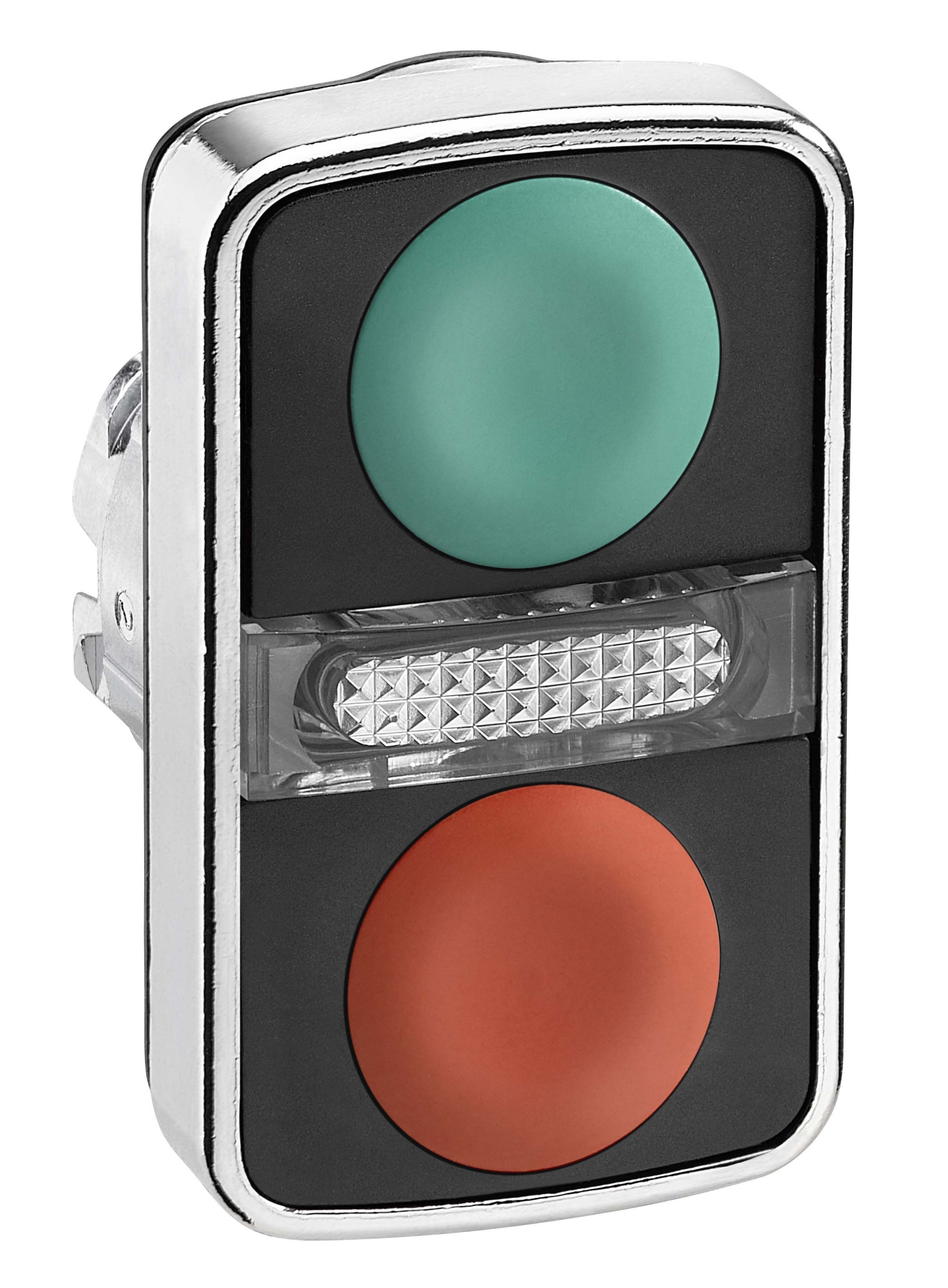 Головка кнопки двойная без маркир + led zb4bw7a3740 Schneider Electric, ZB4BW7A3740