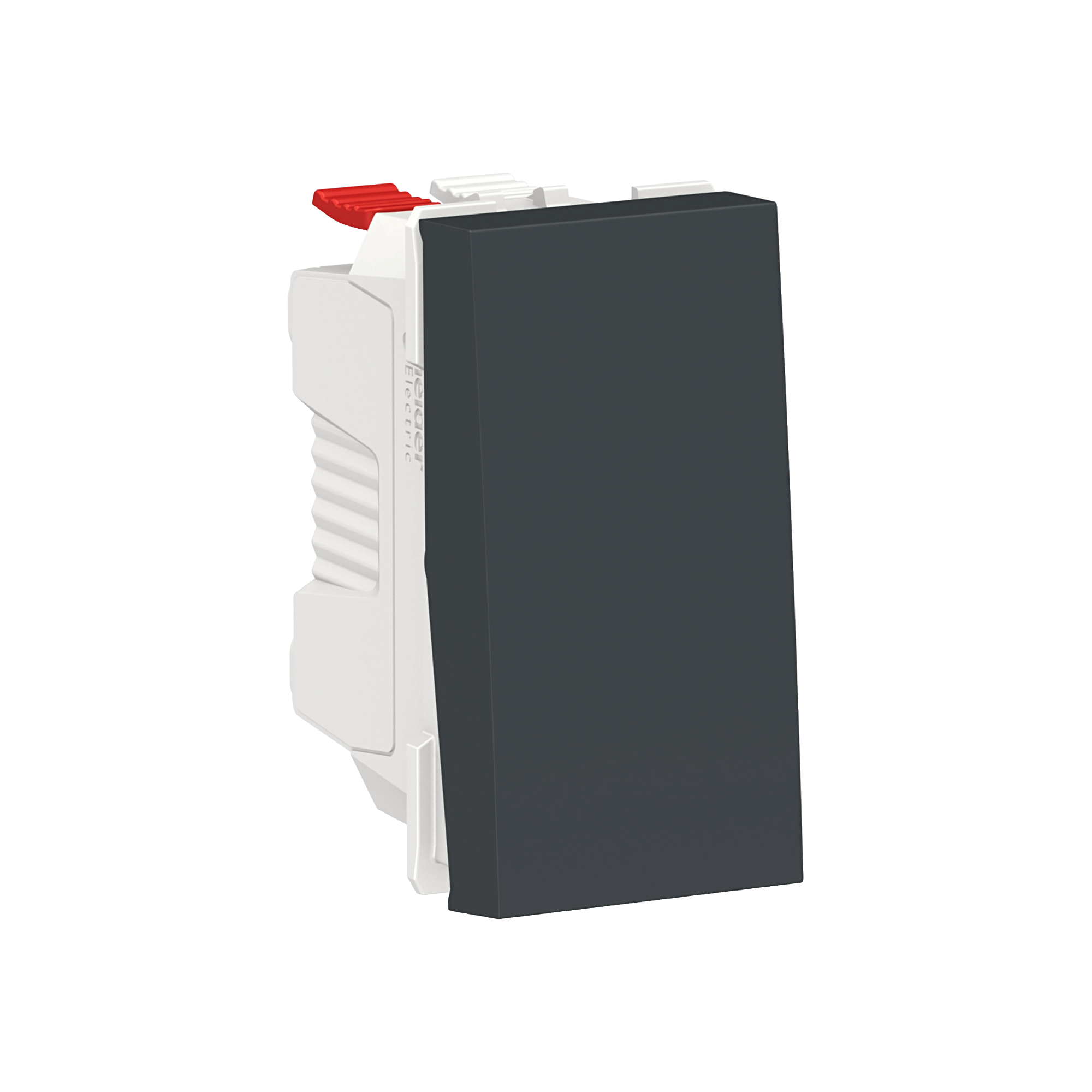Выключатель 1-клавишный, сх. 1, 10 ax, 250 в, 1 модуль (антрацит) Unica Modular Schneider Electric, NU310154