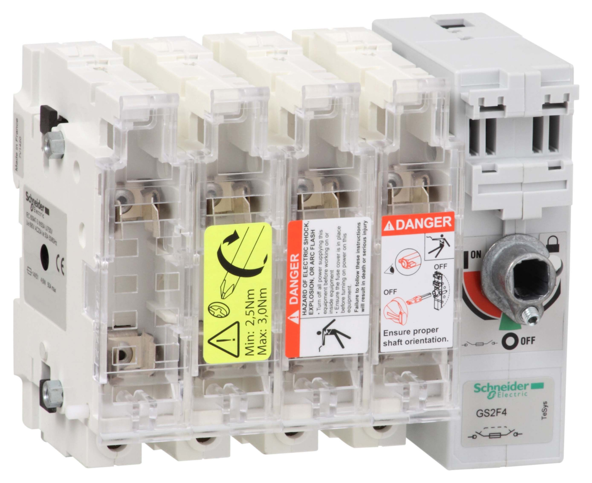Корп. вкл-раз-предох.4p.14x52.50a Schneider Electric, GS2F4