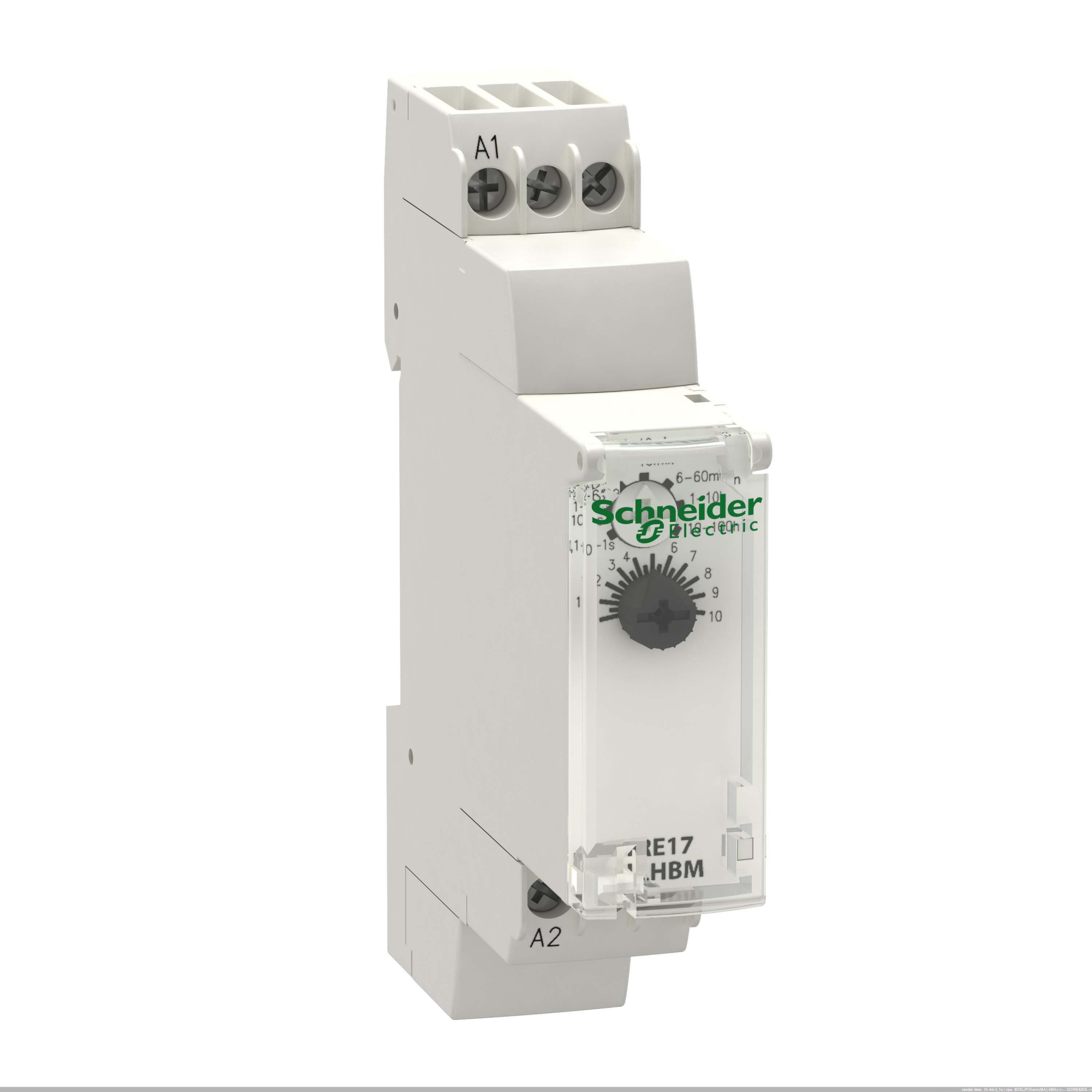 Реле времени, ~24-240 в, полупроводниковый выход Schneider Electric, RE17LHBM