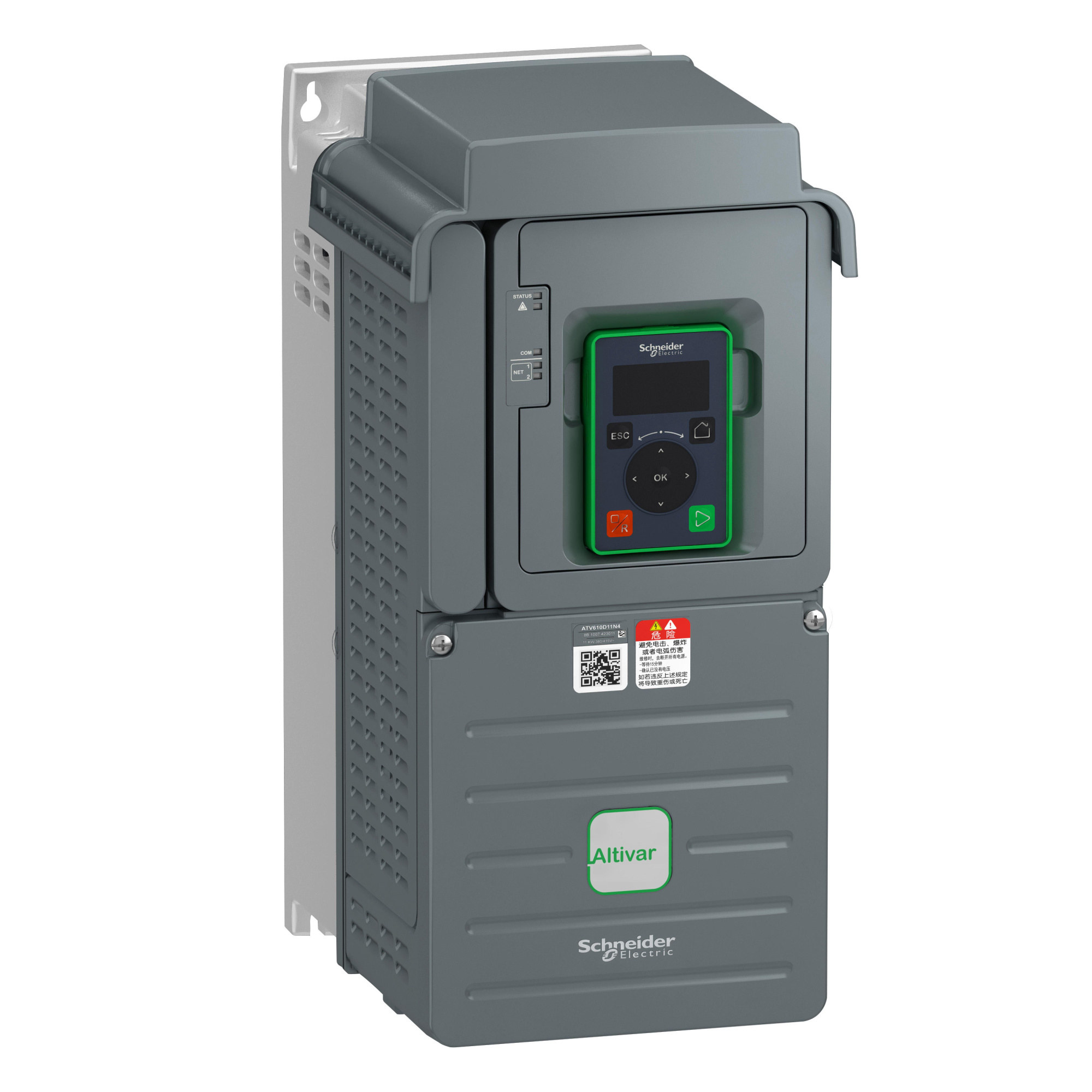 ATV610 Преобразователь частоты 11кBт 380B 3ф Schneider Electric, ATV610D11N4