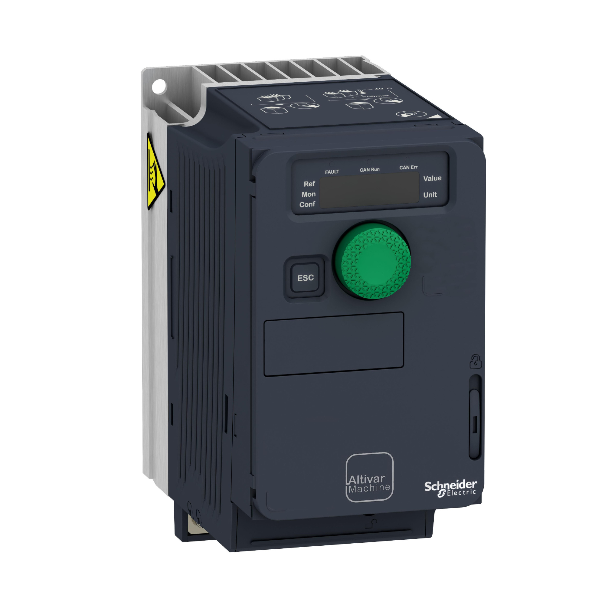 Преобразователь частоты, компактное исполнение 0.37 кВт, 240В, 1 фаза Schneider Electric, ATV320U04M2C