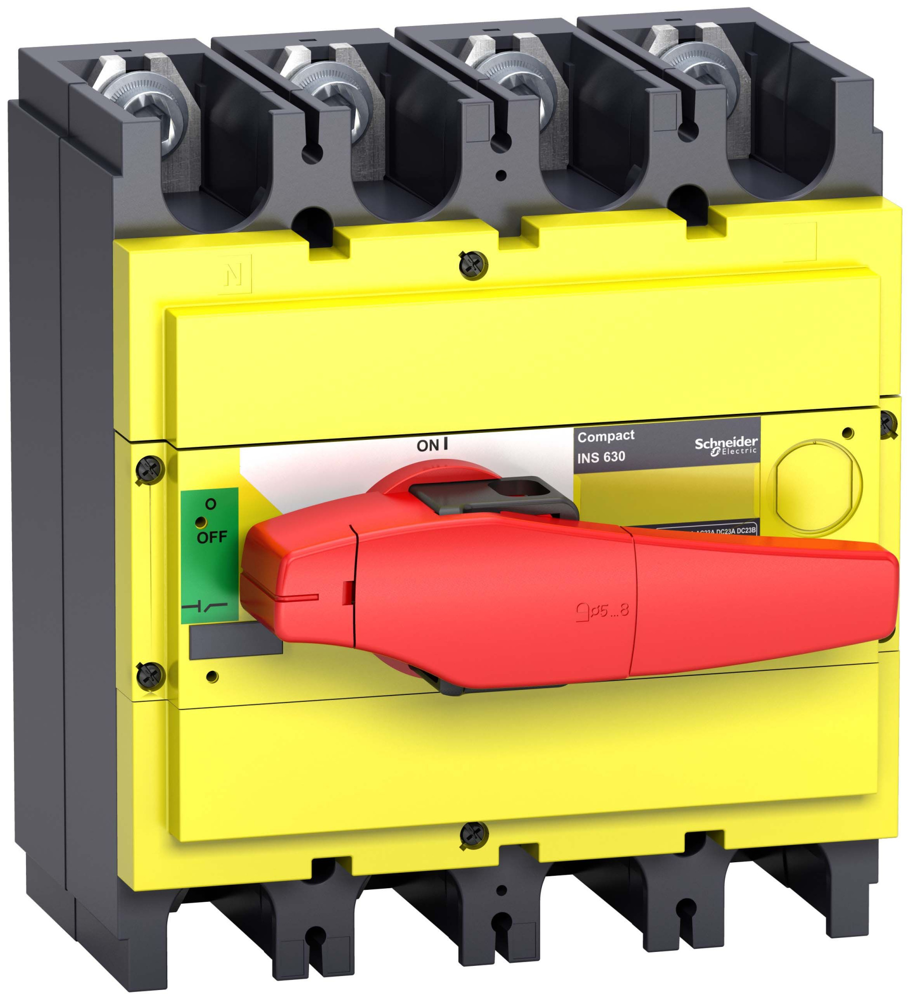 Выключатель-разъед. ins630 4п крас.-желт. Schneider Electric, 31135