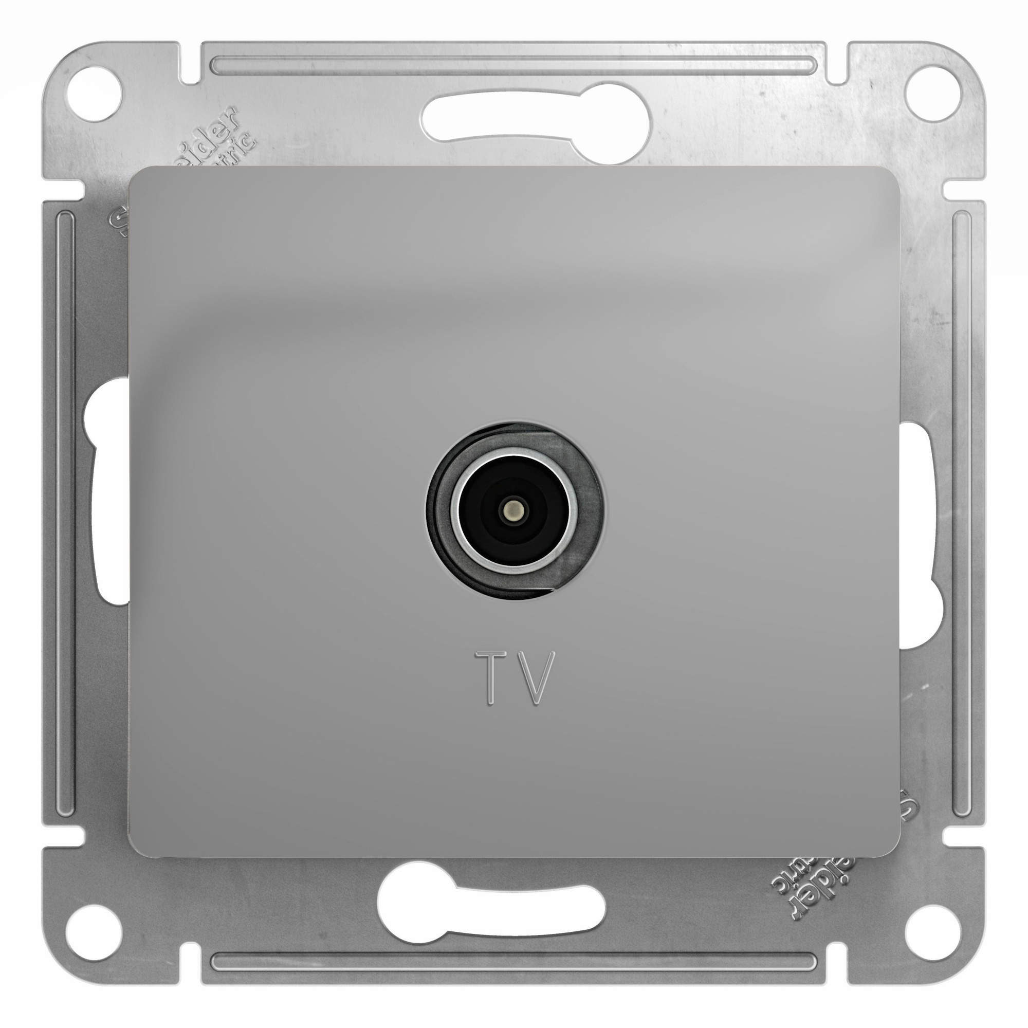 Розетка TV, механизм (алюминий) Glossa Systeme Electric, GSL000393