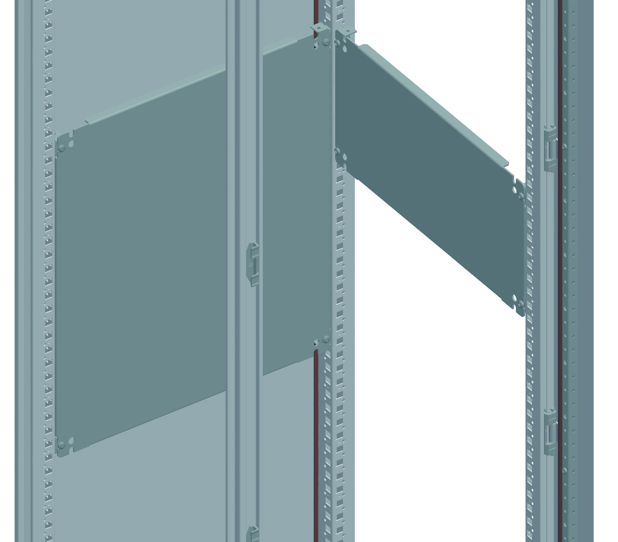 Укороченная монтажная плата 247x505 Schneider Electric, NSYSPMP2560