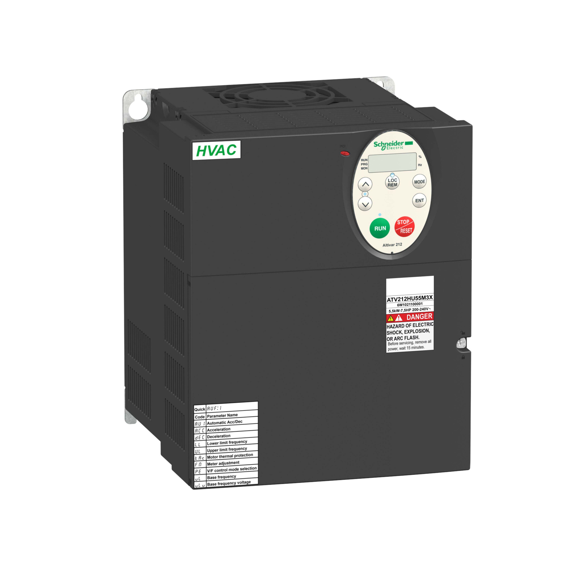 Преобр частоты atv212 5,5 квт 240в ip21 Schneider Electric, ATV212HU55M3X