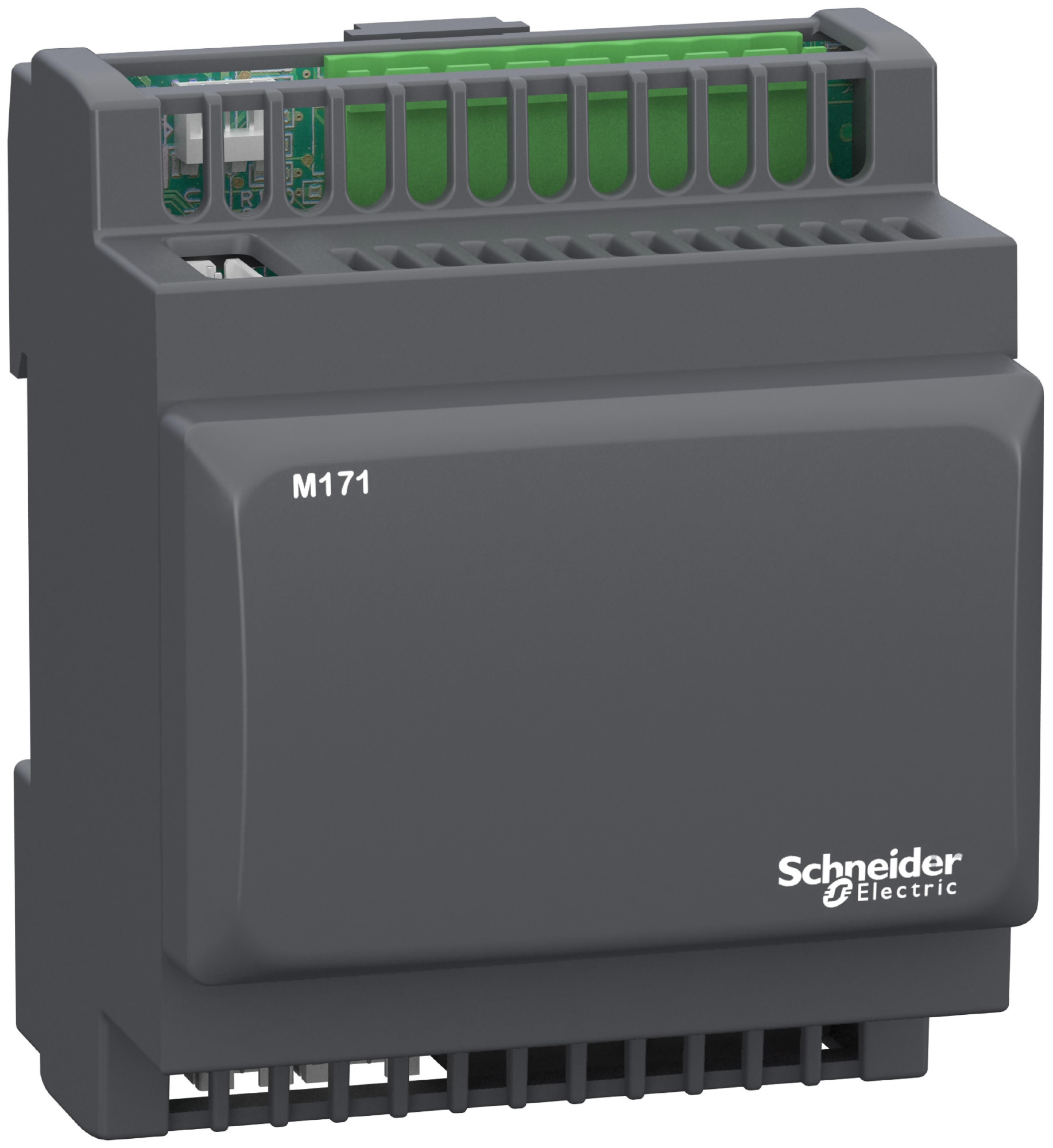 Опт плк м171, без дисплея, 22 i/o,modbus Schneider Electric, TM171OBM22R