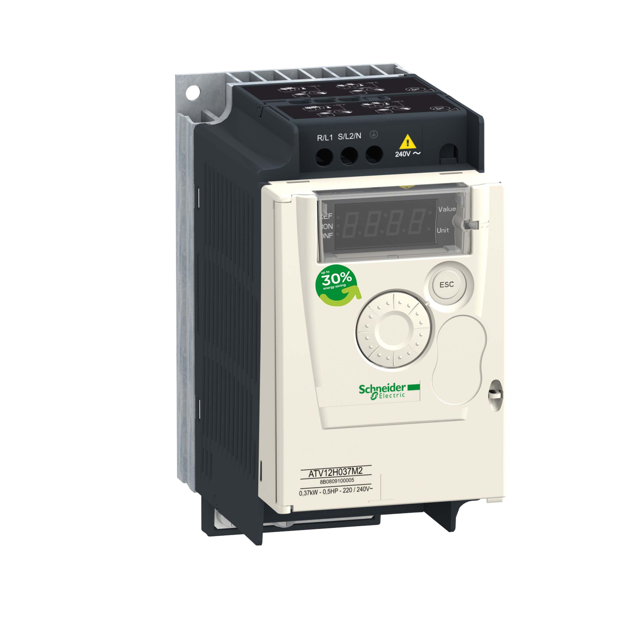 Преобр частоты atv12 0.37квт 240в 3ф Schneider Electric, ATV12H037M3