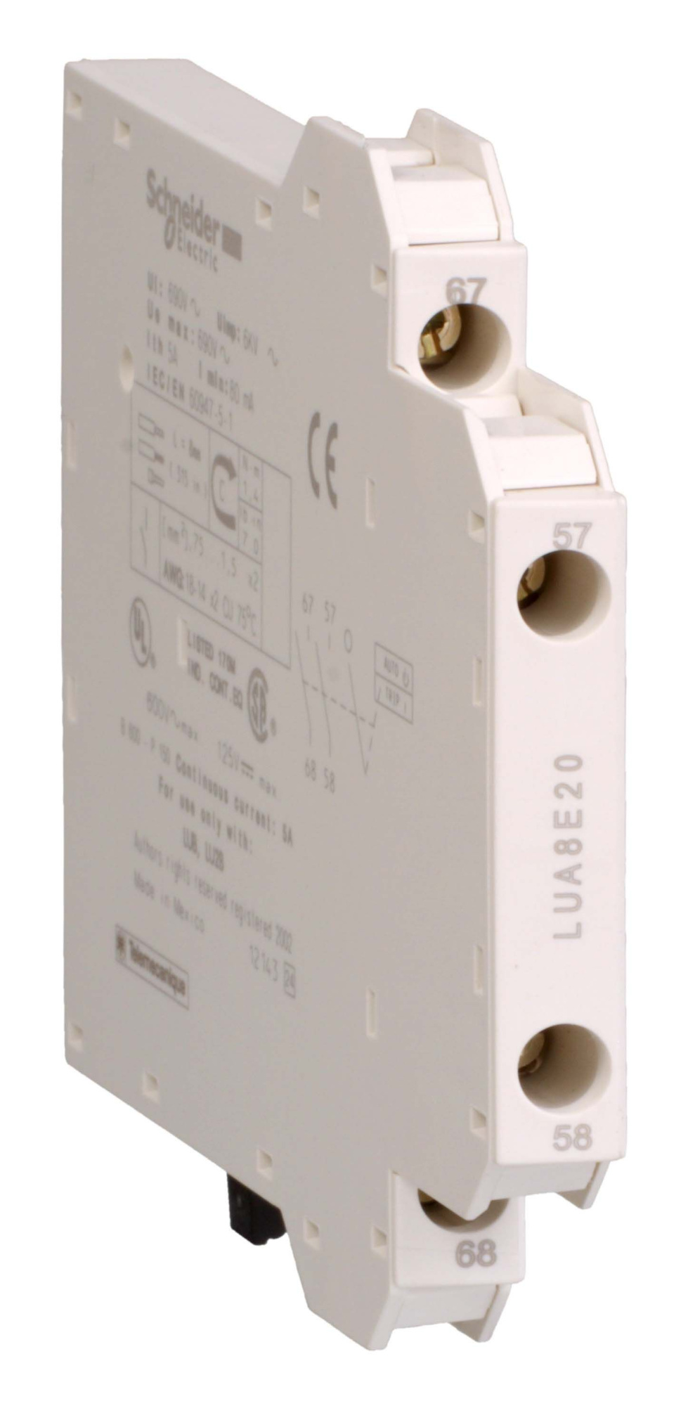 Дополнительный контакт для цепей управления Schneider Electric, LUA8E20