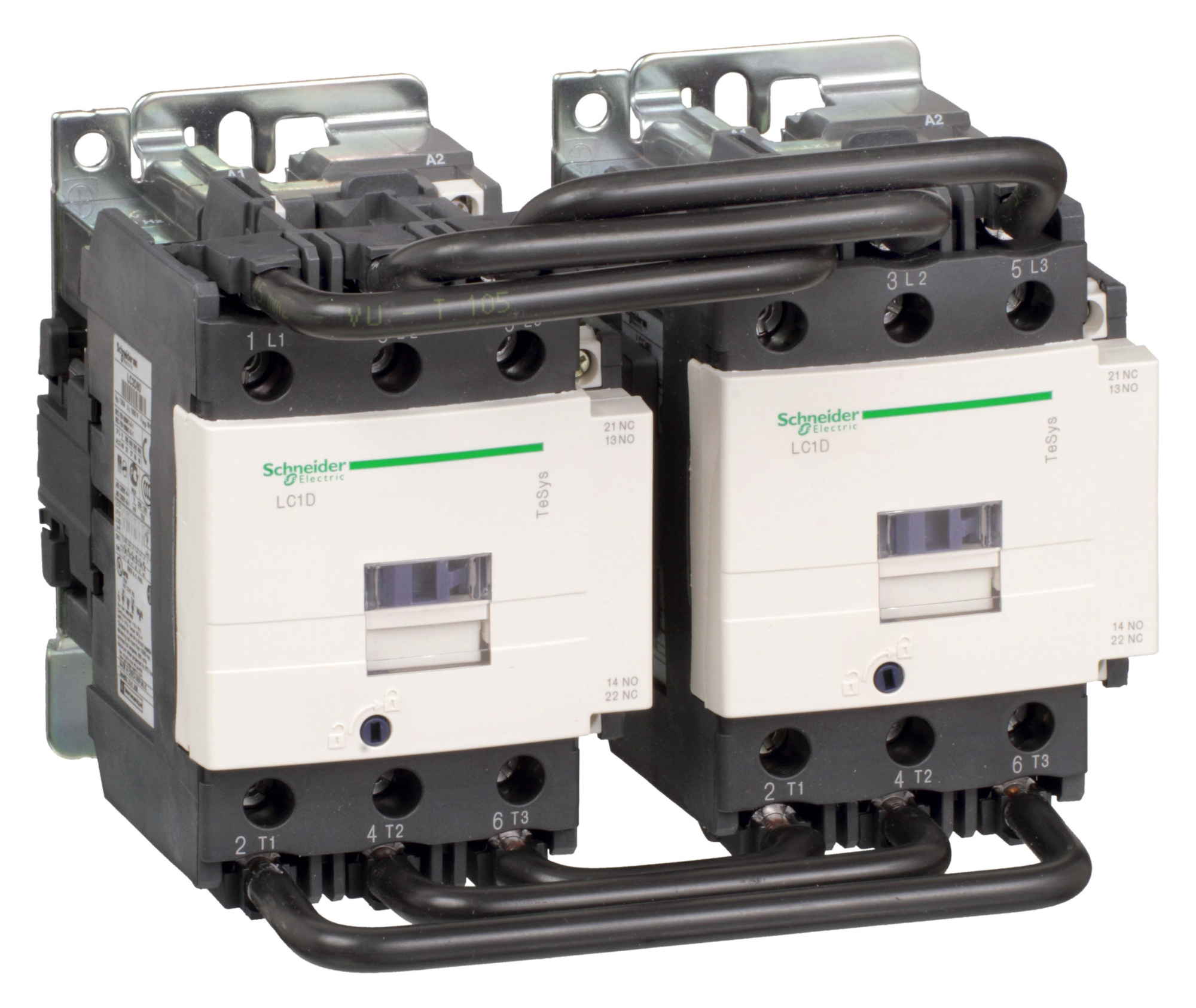 Контактор реверс. d 3р, 80 a, но+нз, 110v 50 гц, зажим под винт, Schneider Electric, LC2D80F5