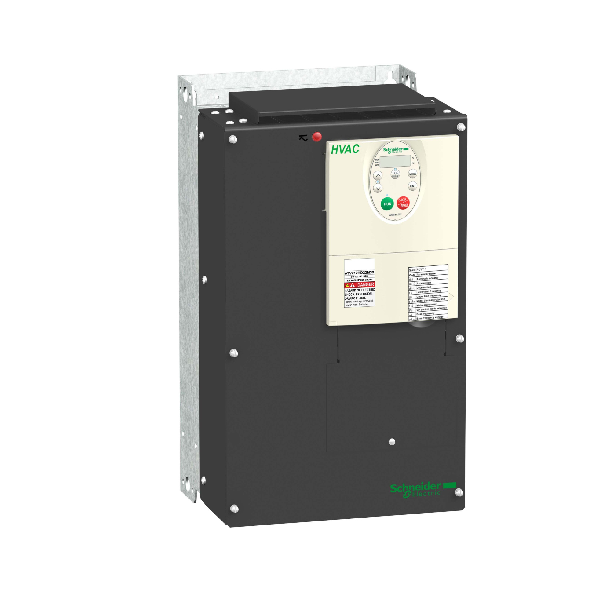 Преобр частоты atv212 22 квт 240в ip21 Schneider Electric, ATV212HD22M3X