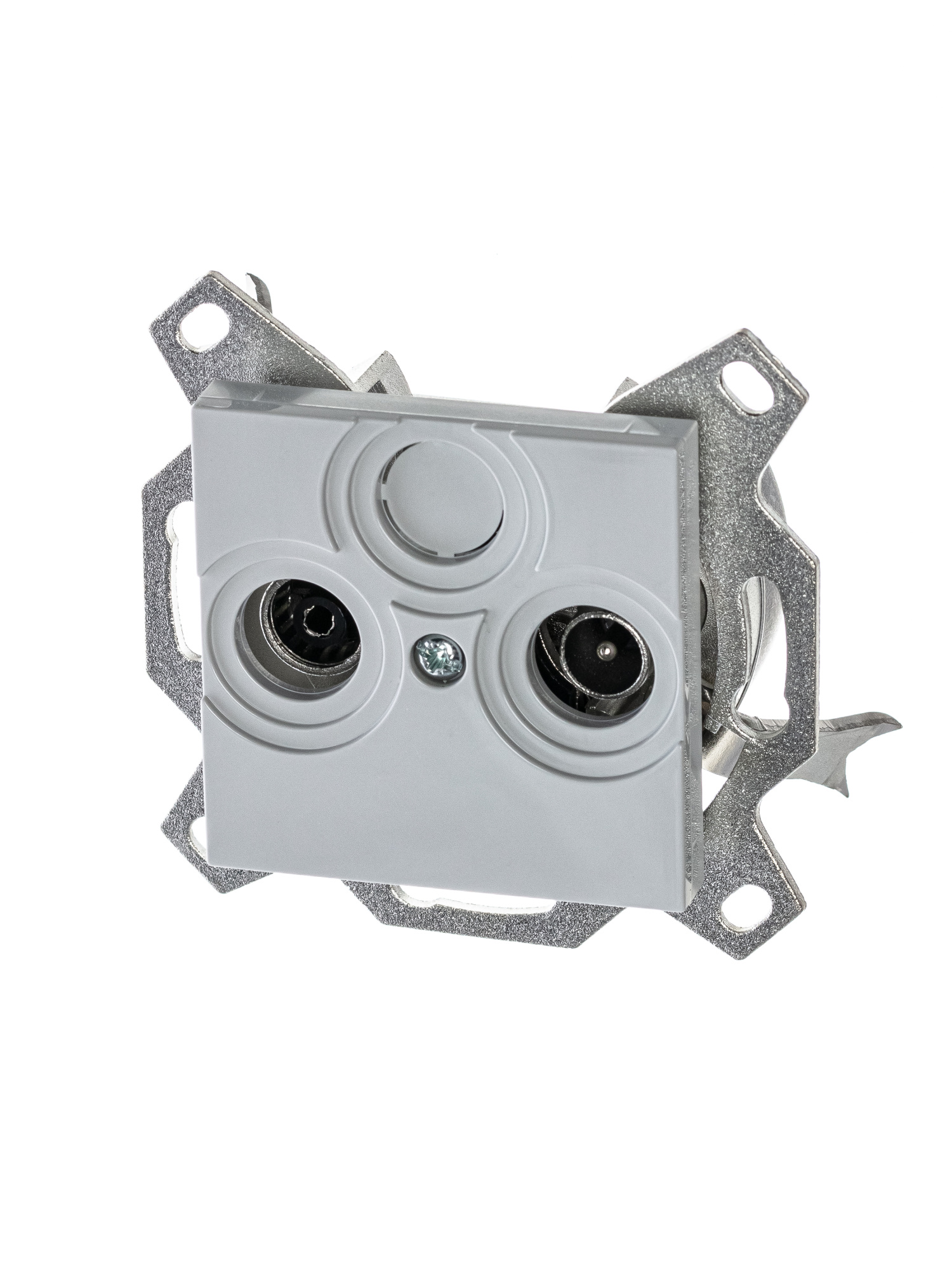 5011H-A03607 16W Розетка TV-R, проходная, 7дБ, Levit, серый ABB, 2CHH083607A6016