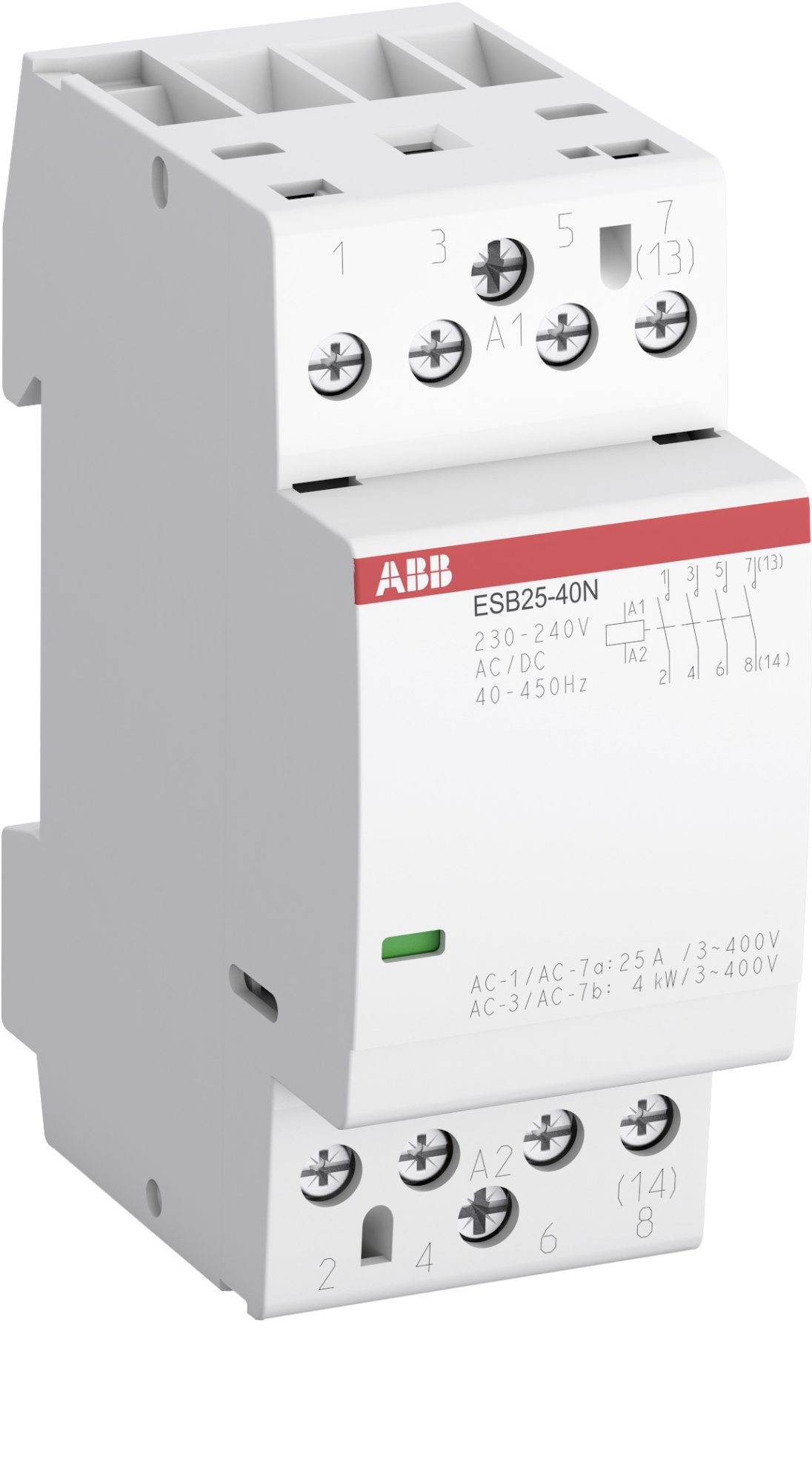 ESB25-13N-03 Контактор модульный (25А АС-1, 1НО+3НЗ), 48В AC/DC ABB, 1SAE231111R0313