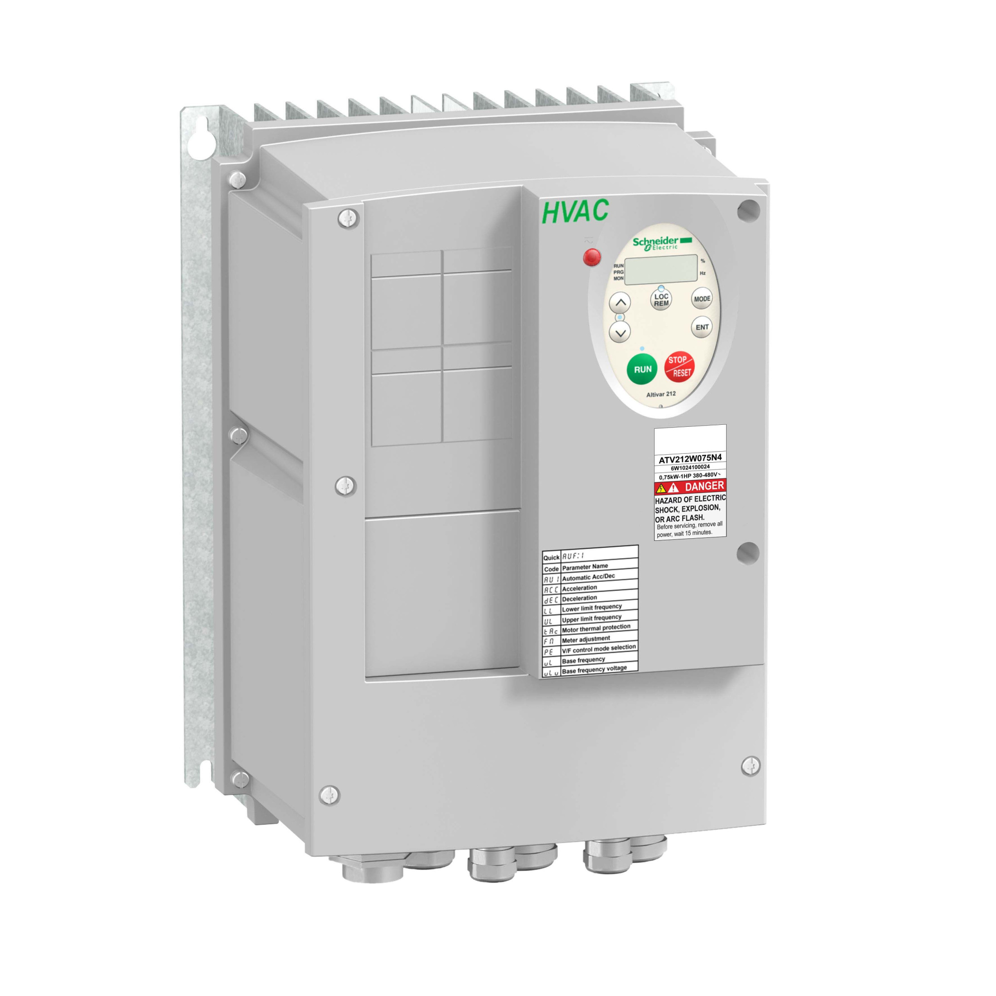 Преобр част atv212 1,5квт 480в ip55 эмс Schneider Electric, ATV212WU15N4C