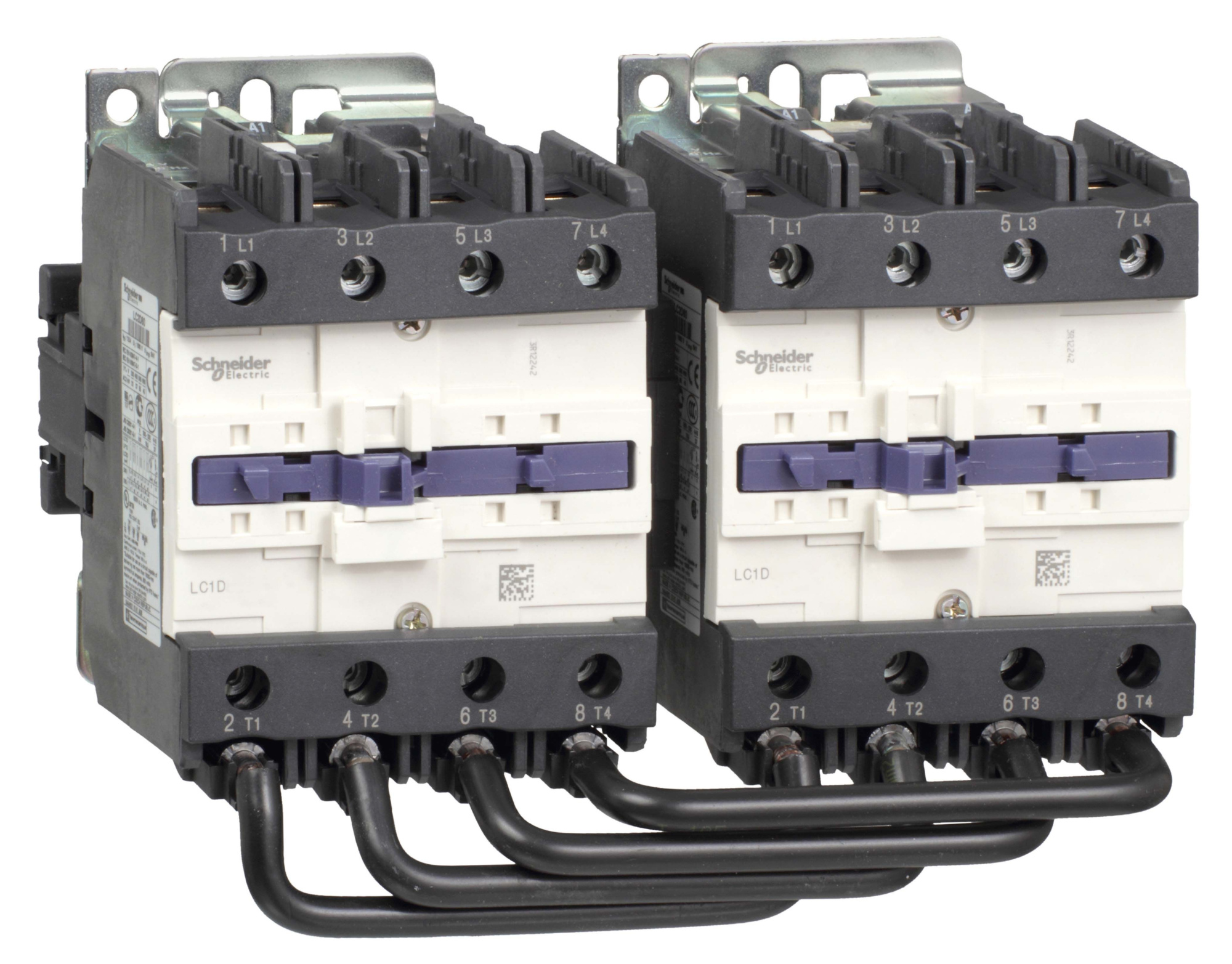Контактор реверс. d 4р (4 но),ac1 125 a,220v 50 гц,мех. блокирзажим под винт Schneider Electric, LC2D80004M5