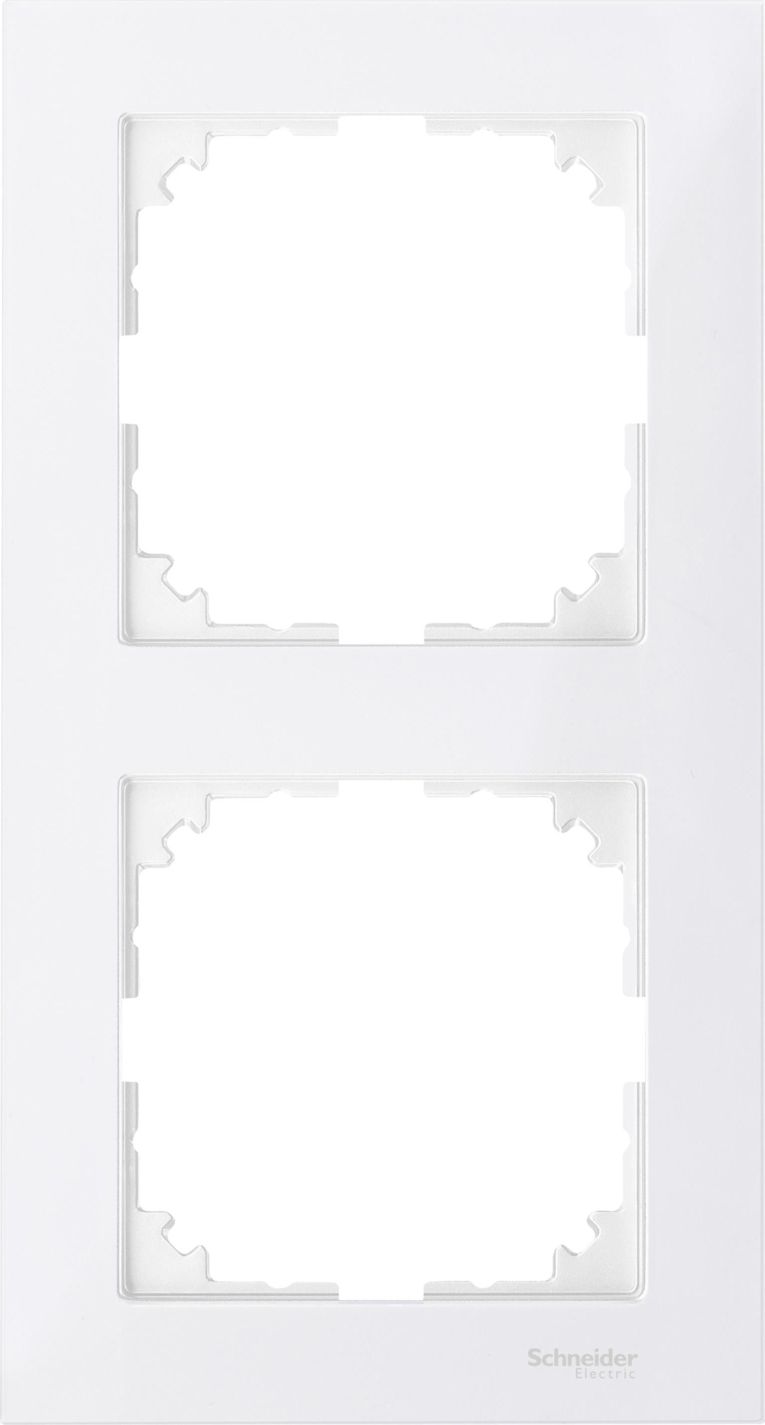 Рамка 2-постовая, sm (полярный белый) Merten M-Pure Schneider Electric, MTN4020-3619