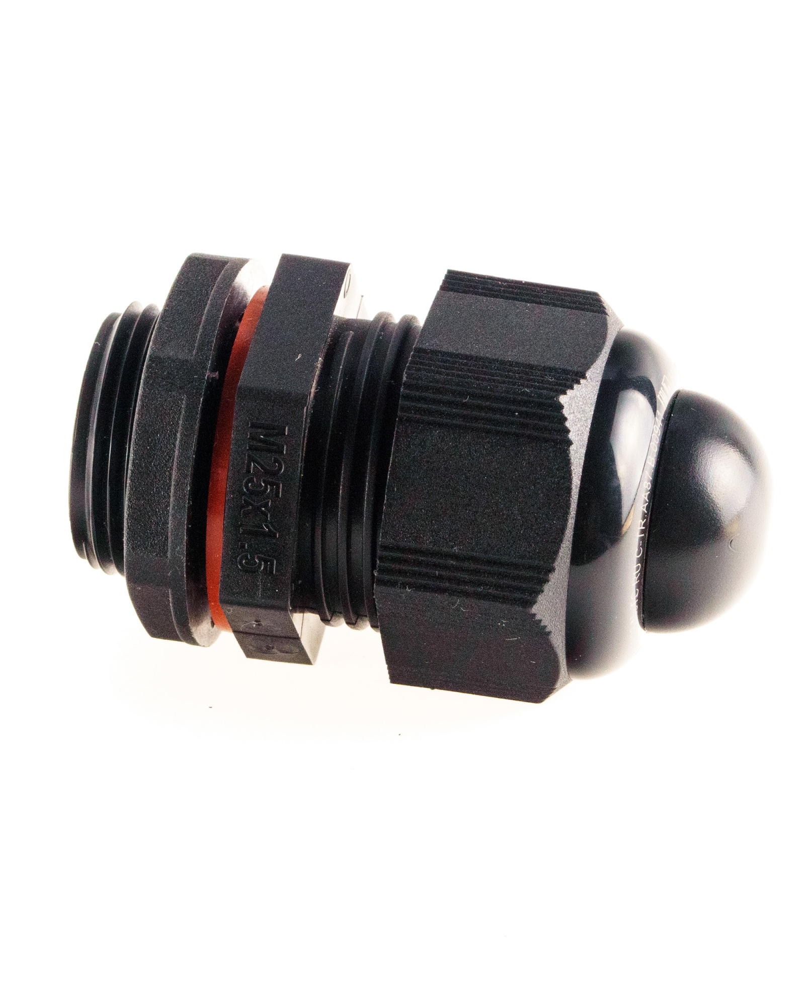 Extherm Extherm BM-X6S-LP (DS) Кабельный ввод взрывозащищенный М25х1,5 с уплотнением  для небронированного силового кабеля Ø10-18мм,  с уплотнительным кольцом и контргайкой, полиамид