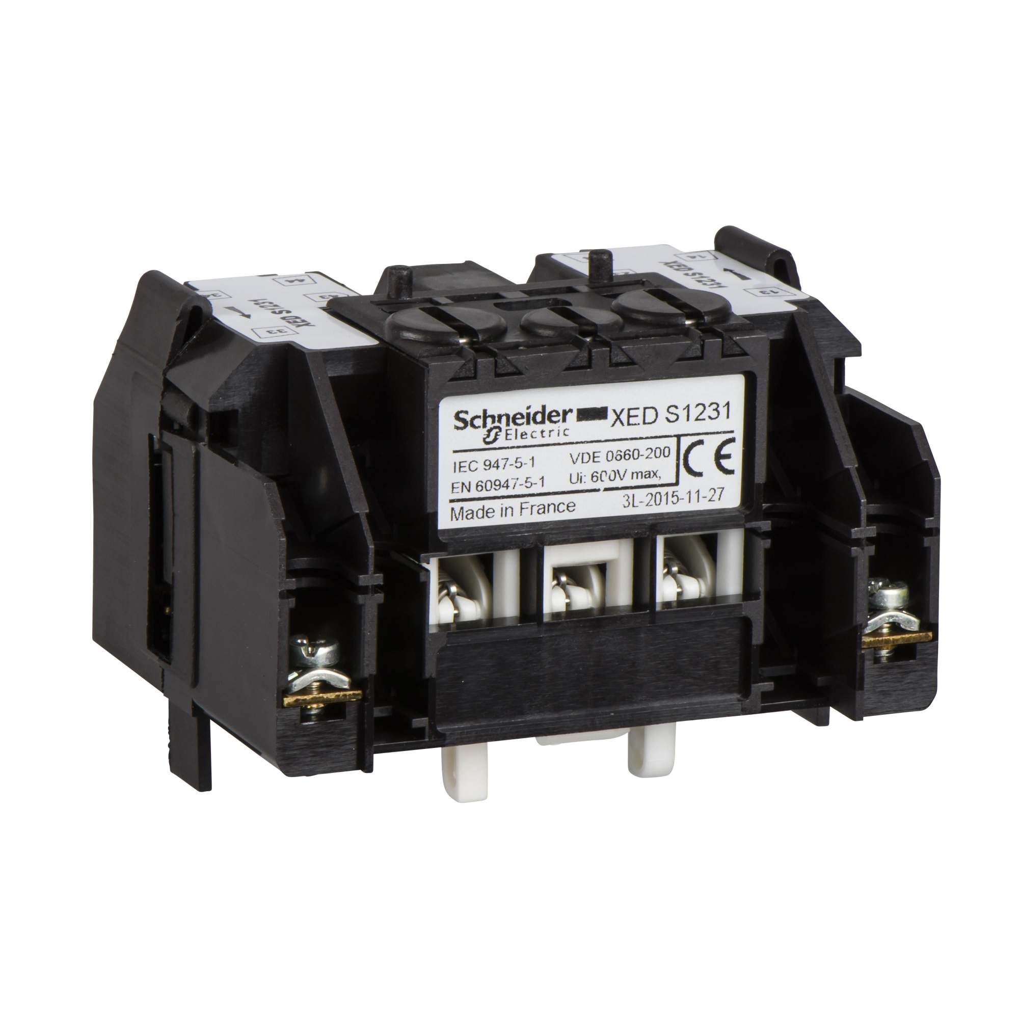 Конт. блок для подвесн. поста управления Schneider Electric, XEDS1231