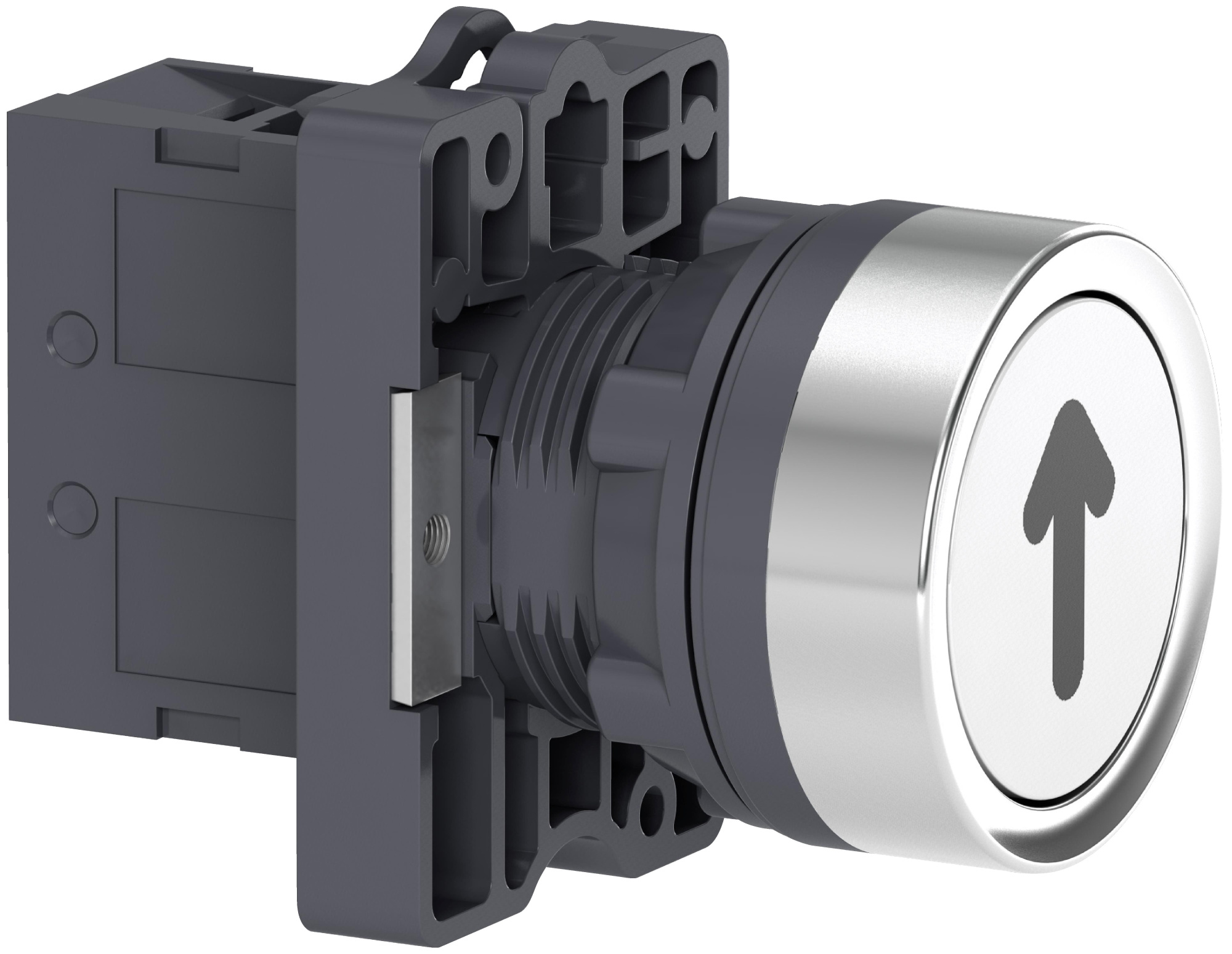 Кнопкаха2,пр.воз.,белая.смарк.,1нo Schneider Electric, XA2EA3351