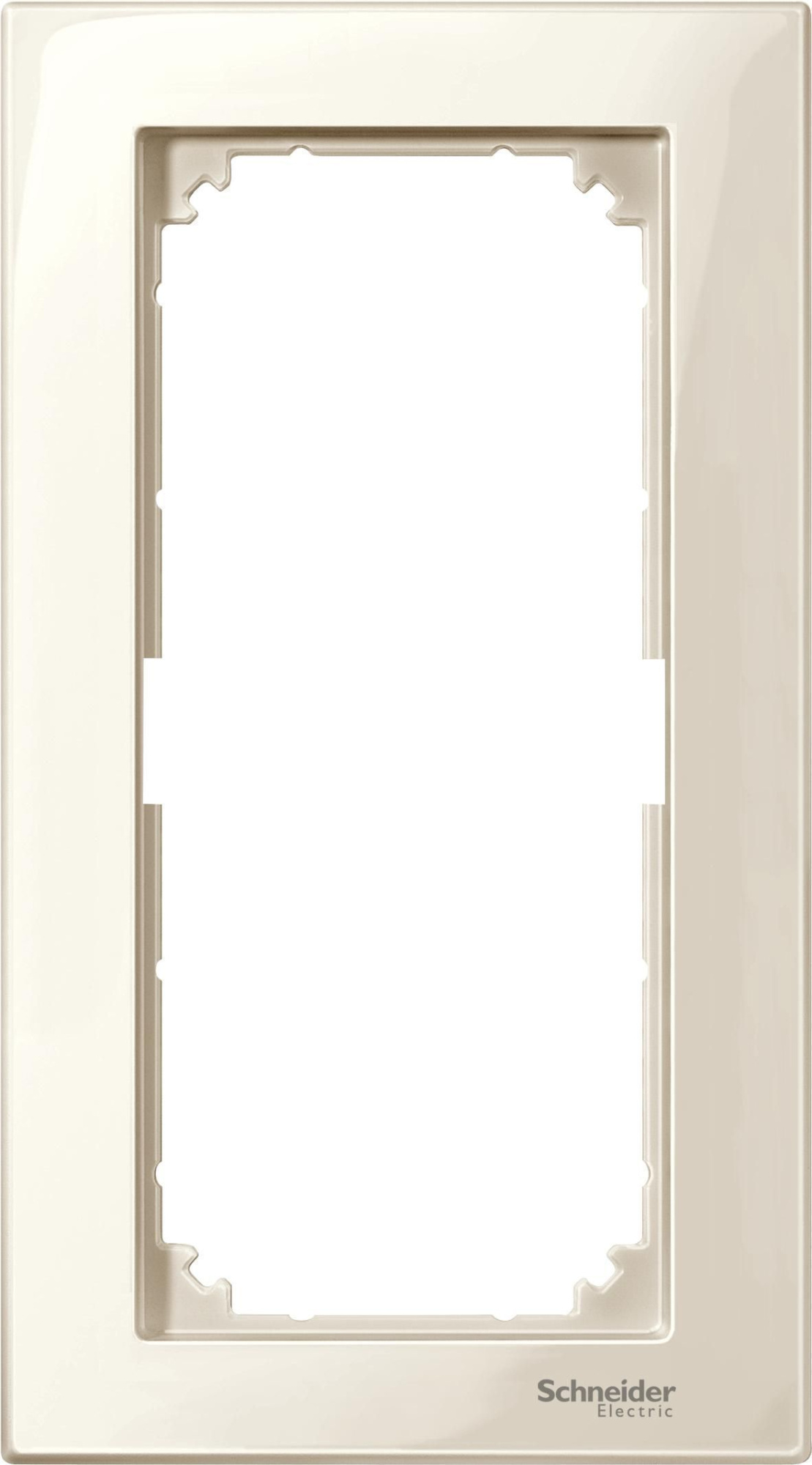 Рамка 2-постовая, sm б/перегородки(бежевый) Merten M-Plan Schneider Electric, MTN515844