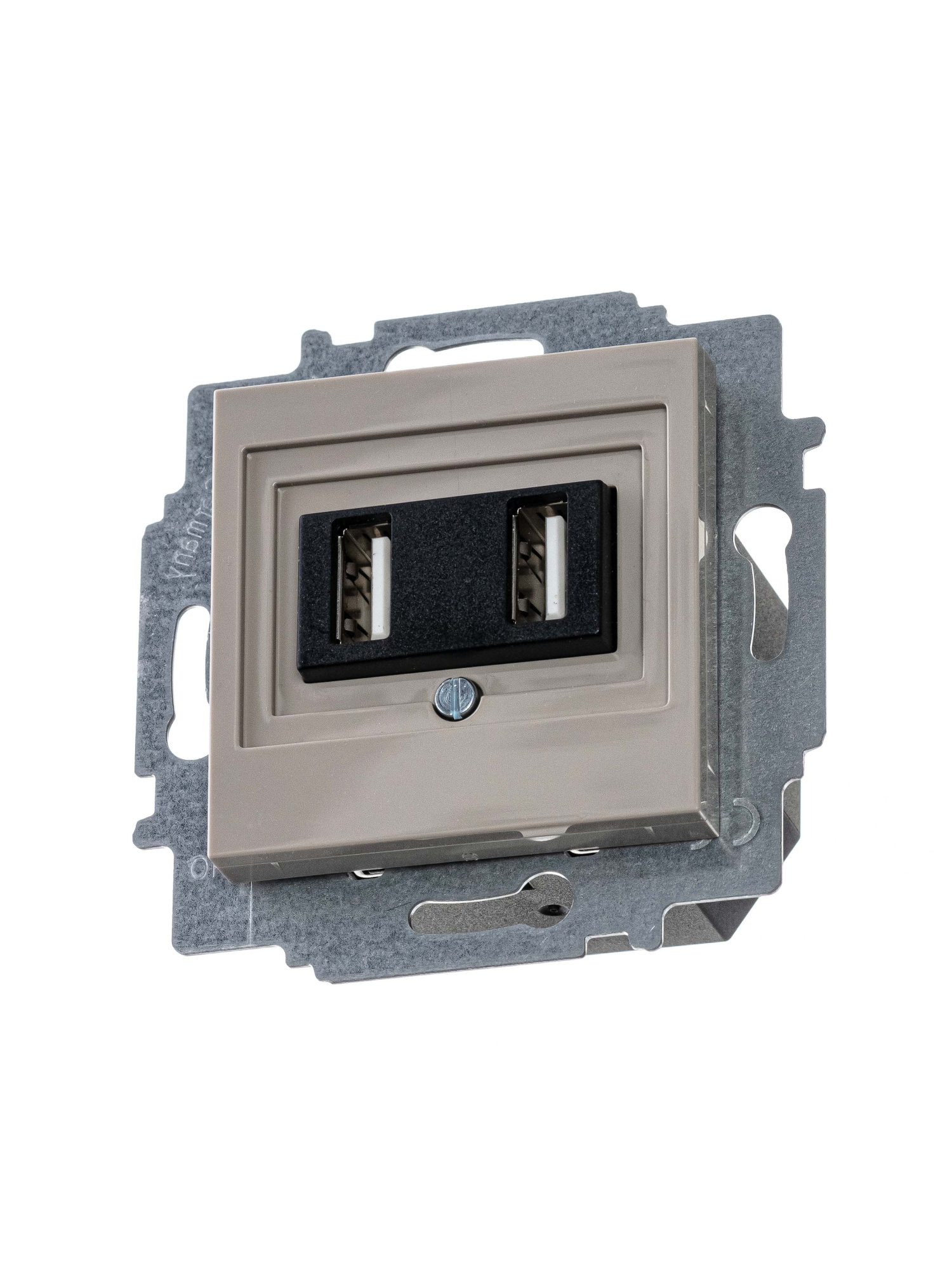 5014H-A00040 18W USB зарядка двойная, Levit, кофе макиато ABB, 2CHH290040A6018