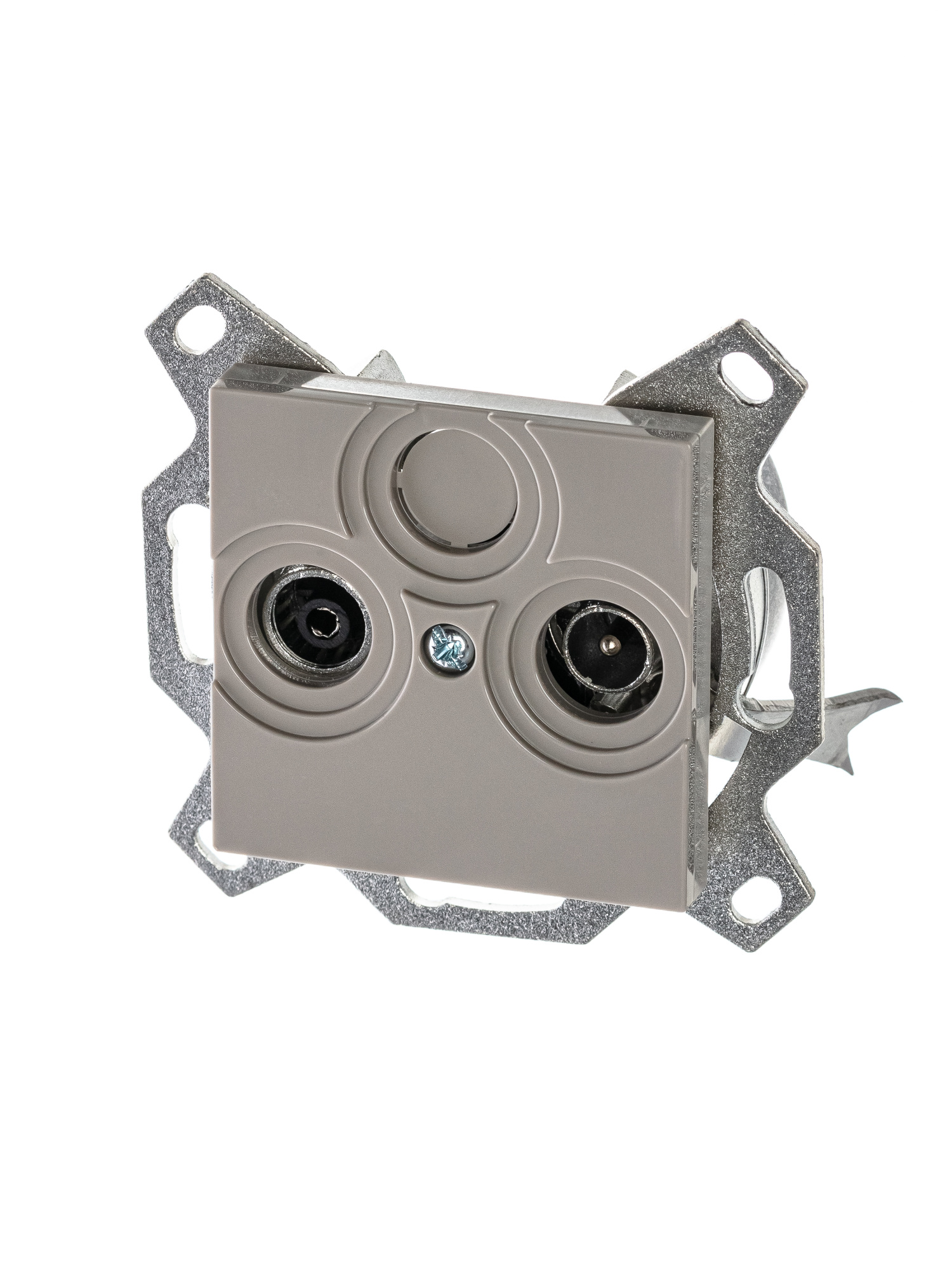 5011H-A03607 18W Розетка TV-R, проходная, 7дБ, Levit, кофе макиато ABB, 2CHH083607A6018
