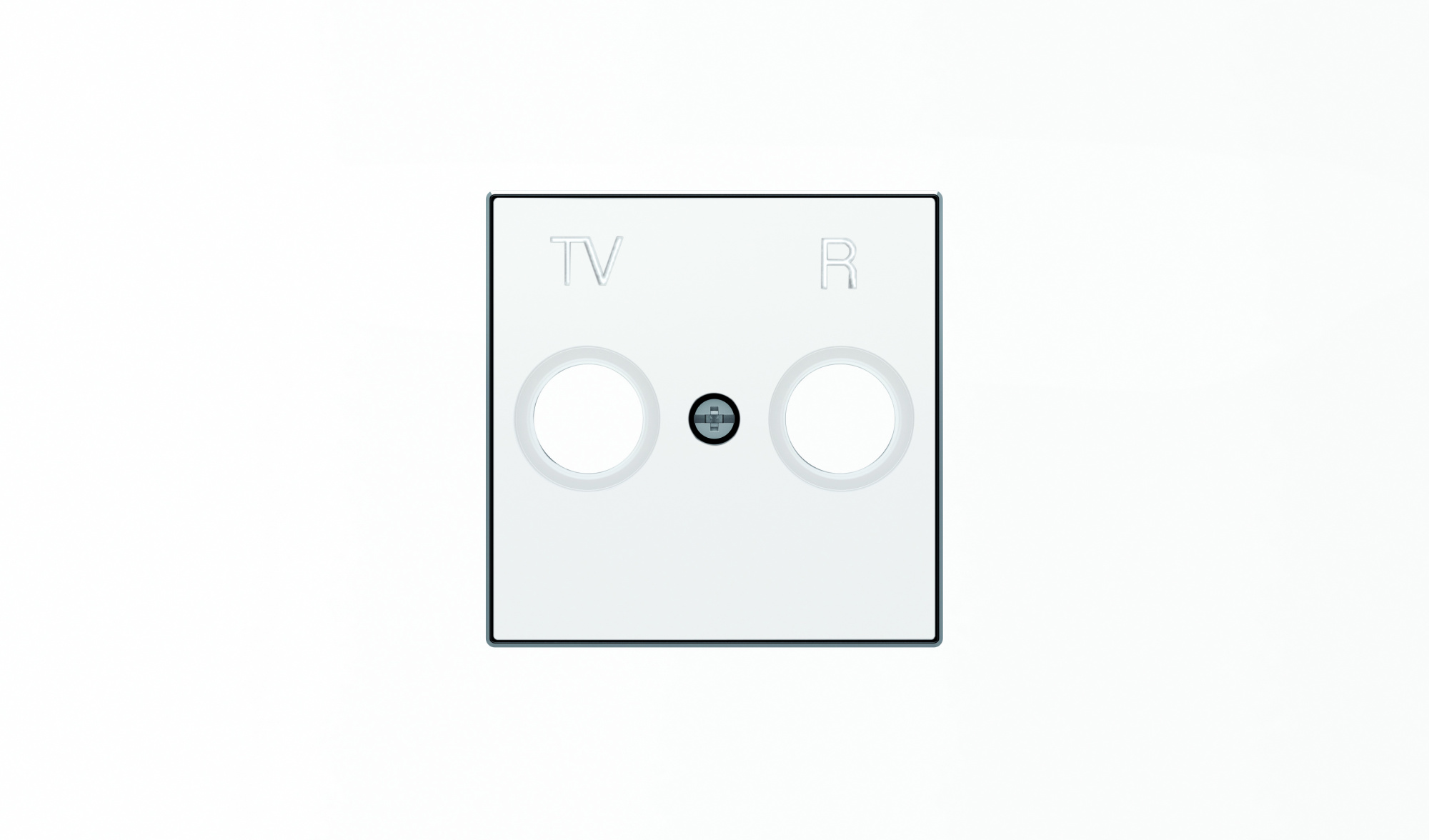 8550 BL Накладка для TV-R розетки (альпийский белый) SKY ABB, 2CLA855000A1101
