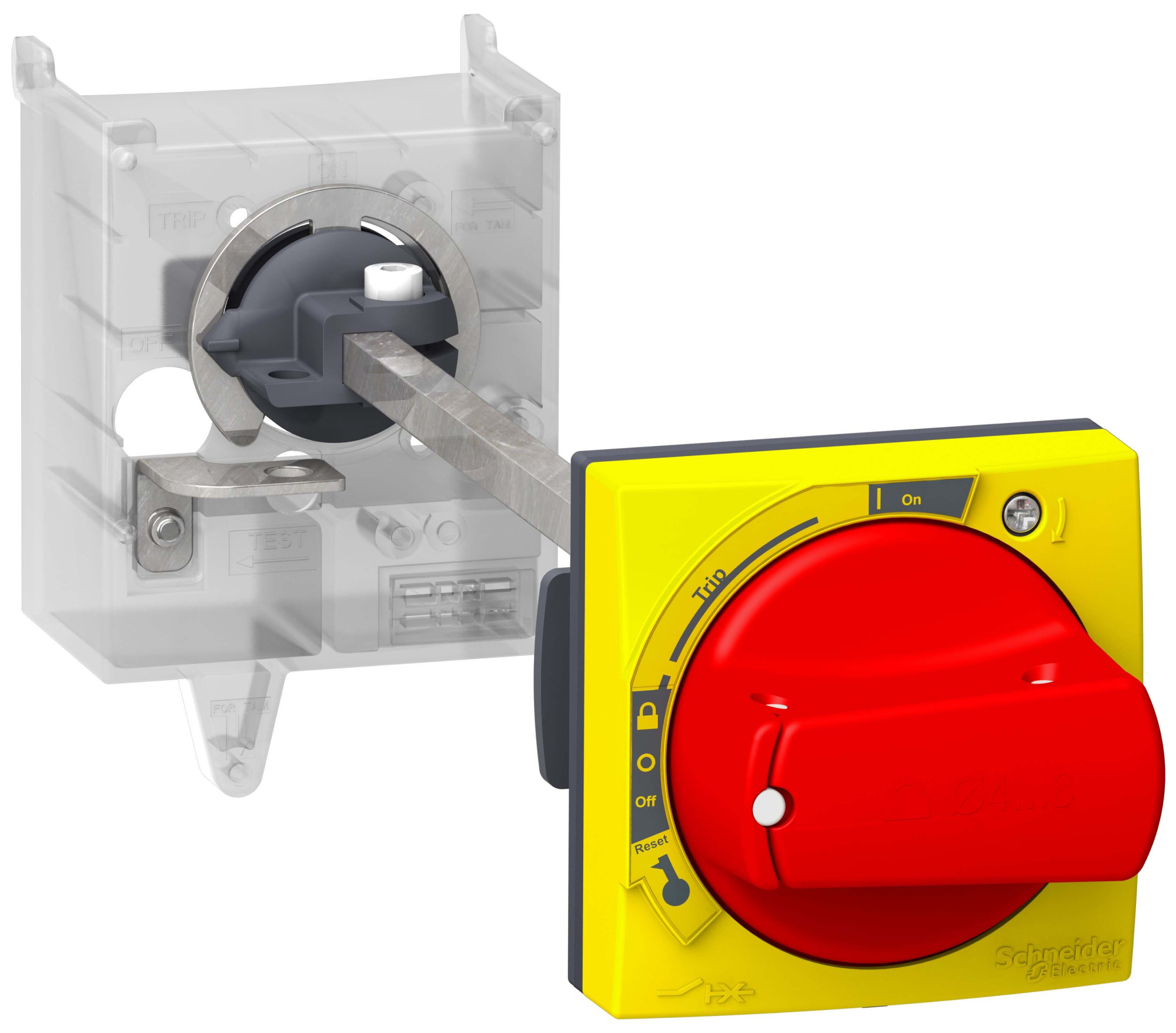 Красная рукоятка для gv3p/l,ip54 Schneider Electric, GV3APN02