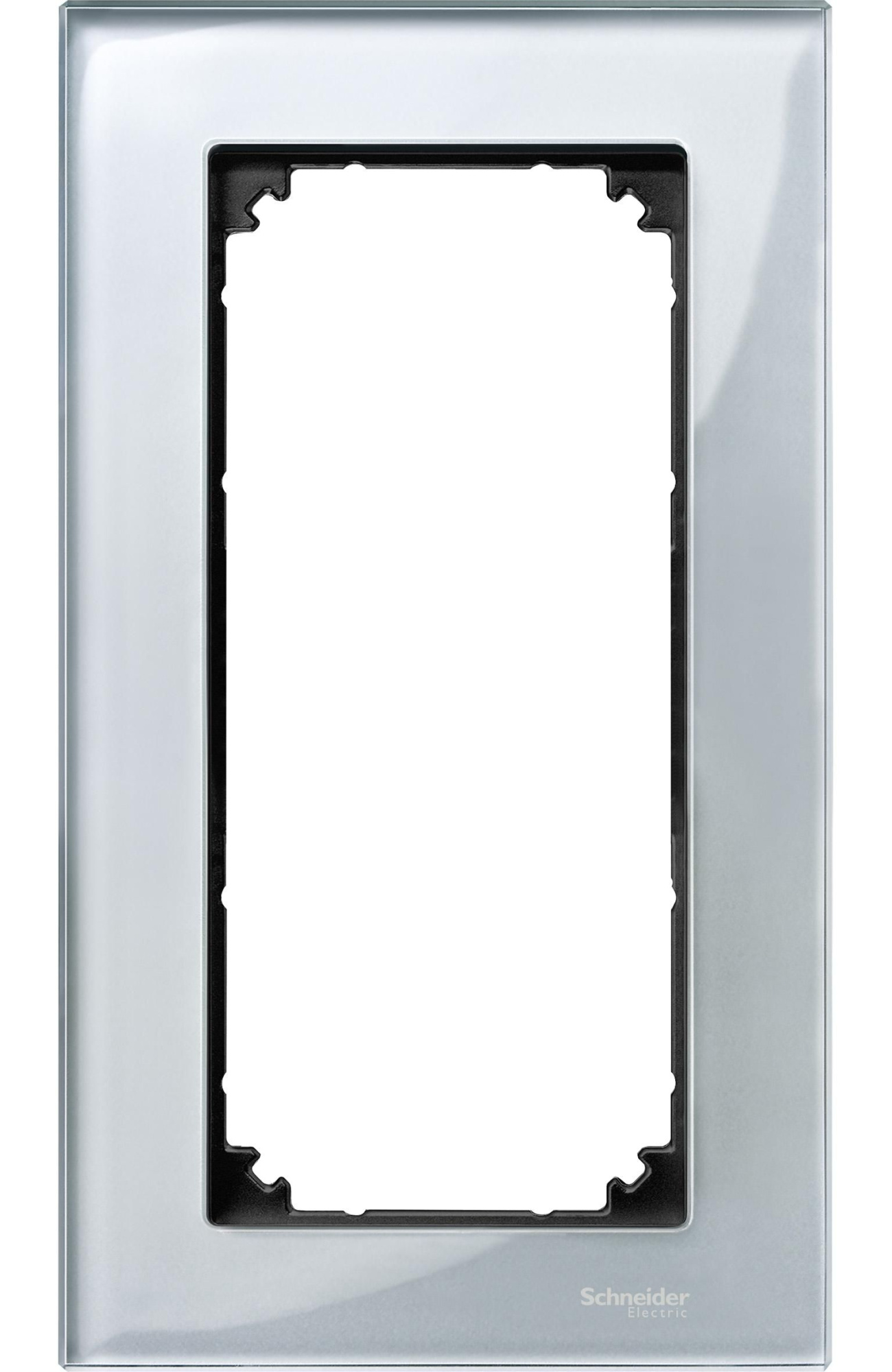 Рамка 2-постовая, sm б/перегородки (стекло алмаз) Merten M-Elegance Schneider Electric, MTN4025-3260