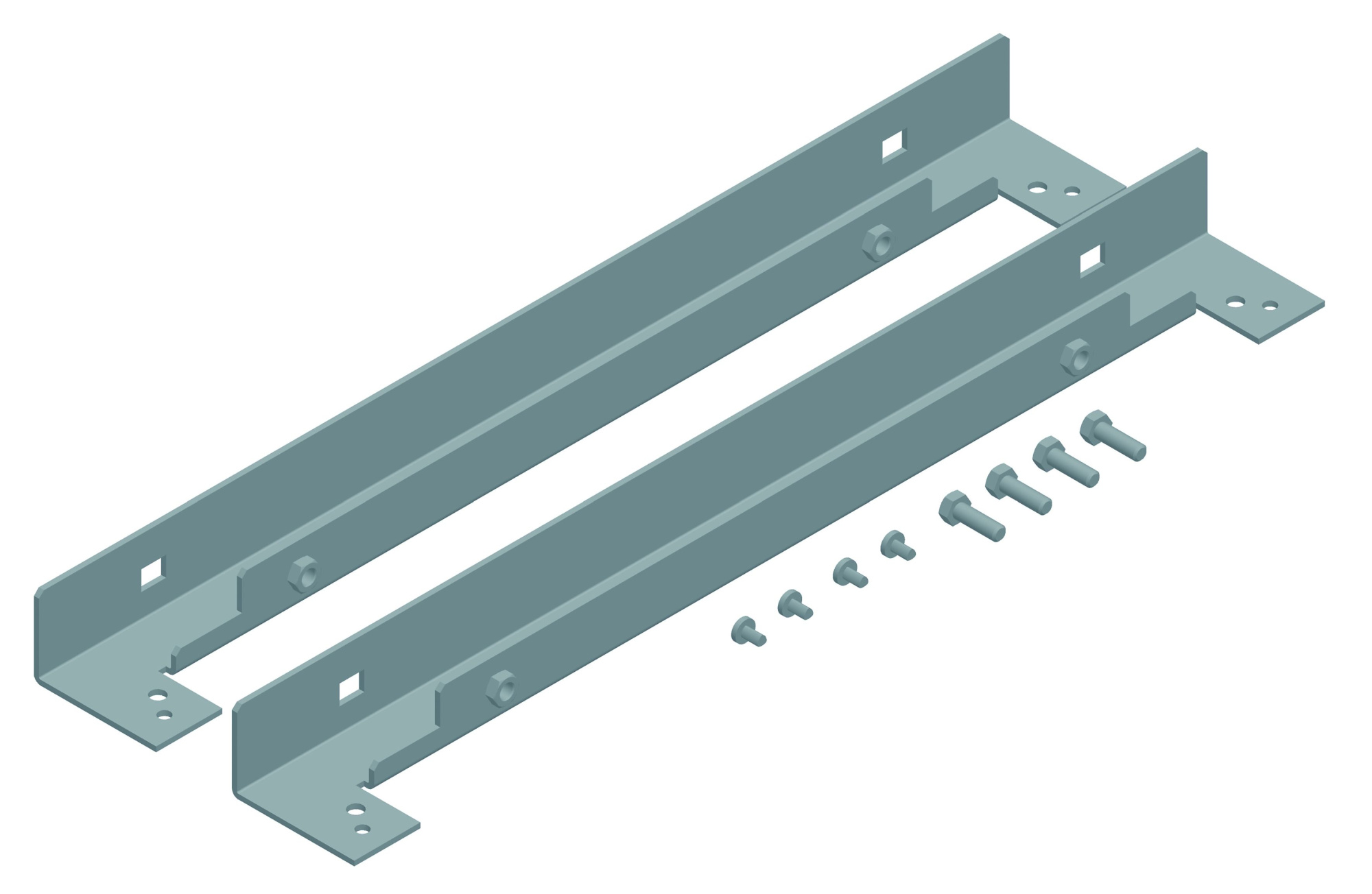 2 рейки для бок. уст. монт. платы 800 Schneider Electric, NSYSMPSE8
