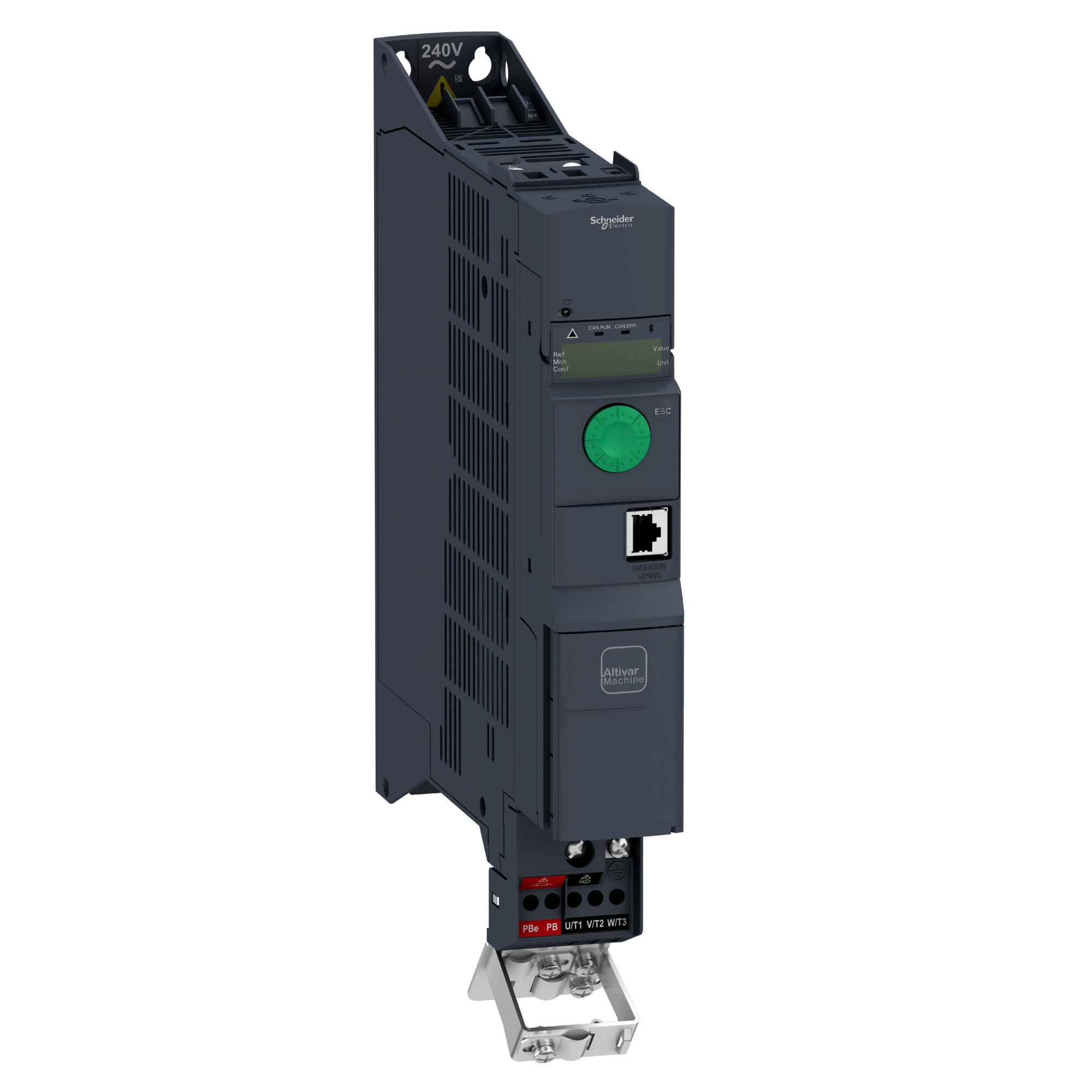 Преобр частоты atv320 книжное исполнение 0.55 квт 240в 1ф Schneider Electric, ATV320U06M2B