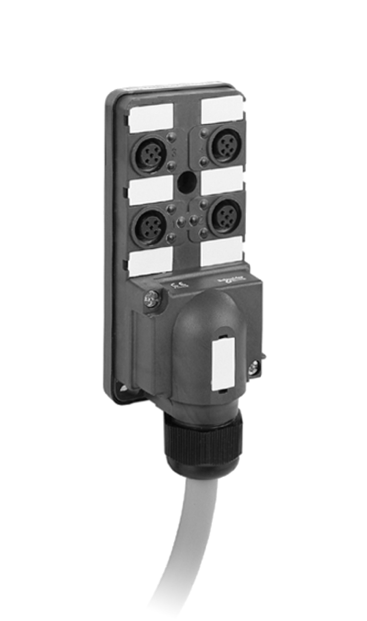 Модуль пассив 4канал m12/кабель 10м свтд Schneider Electric, ABE9C1241L10